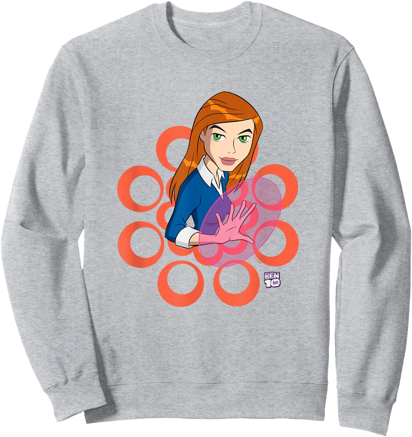 Ben 10: Alien Force Gwen Tennyson Magical Powers Shot Sweatshirt - Sweatshirt | Ash