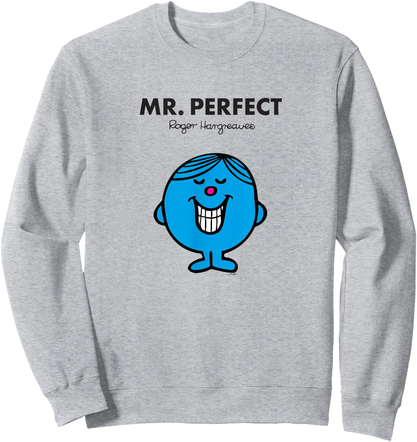 Mr. Men Mr. Perfect Sweatshirt - Sweatshirt | Ash