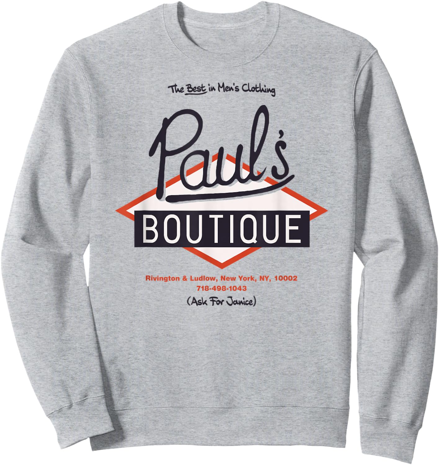 Paul Boutique Diamond Logo (Disease Color) Small Sweatshirt - Sweatshirt | Ash