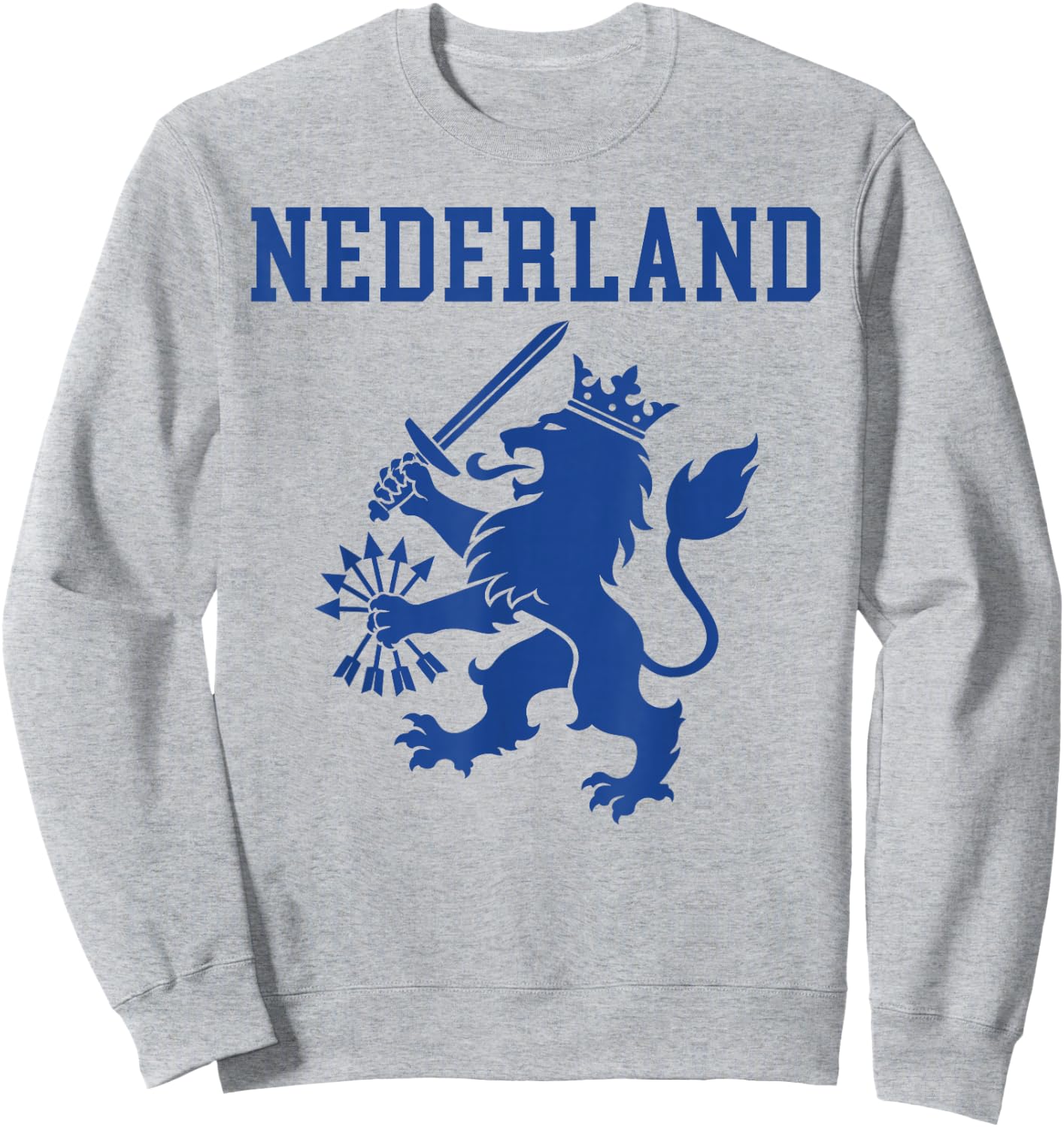 Holland Nederland Flag Dutch Lion Netherlands Pride Sweatshirt - Sweatshirt | Ash
