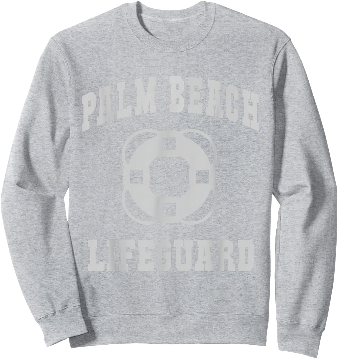 Funny PALM BEACH LIFEGUARDS Family Cruise Girls Trip Guy Sweatshirt - Sweatshirt | Ash