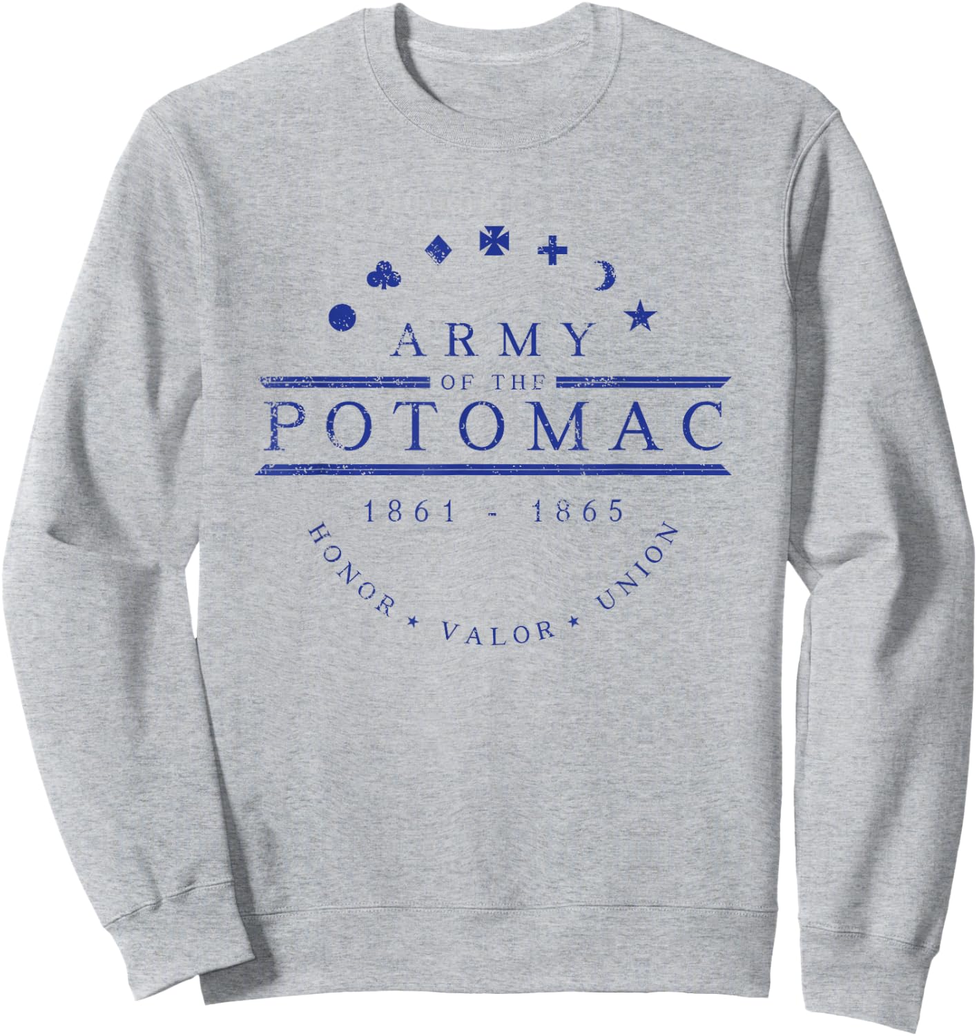Civil War Union Army of the Potomac Sweatshirt - Sweatshirt | Ash