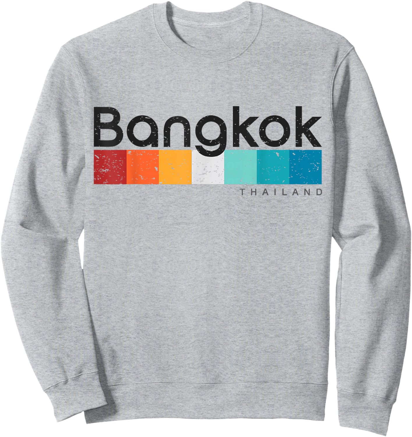 Vintage Bangkok Thailand 1980s Retro Design Sweatshirt - Sweatshirt | Ash