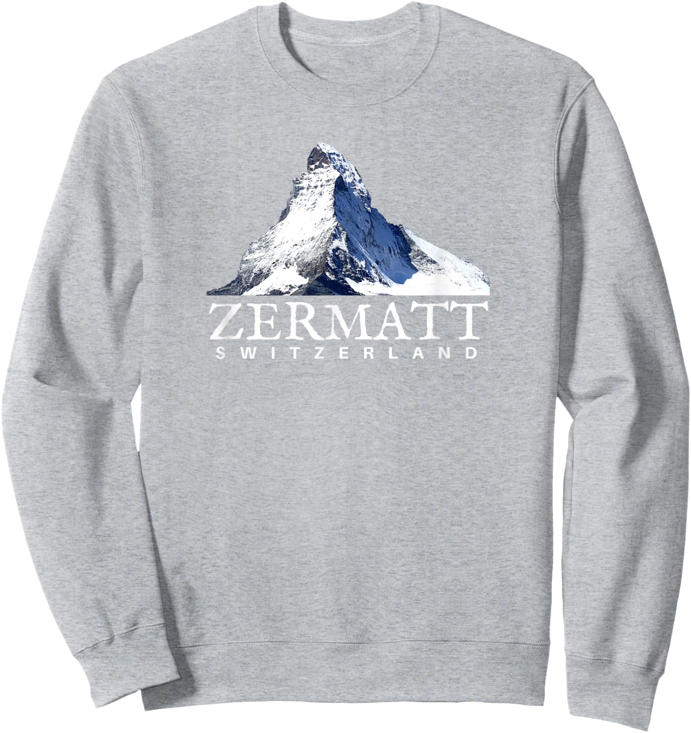 Zermatt Switzerland Sweatshirt - Sweatshirt | Ash