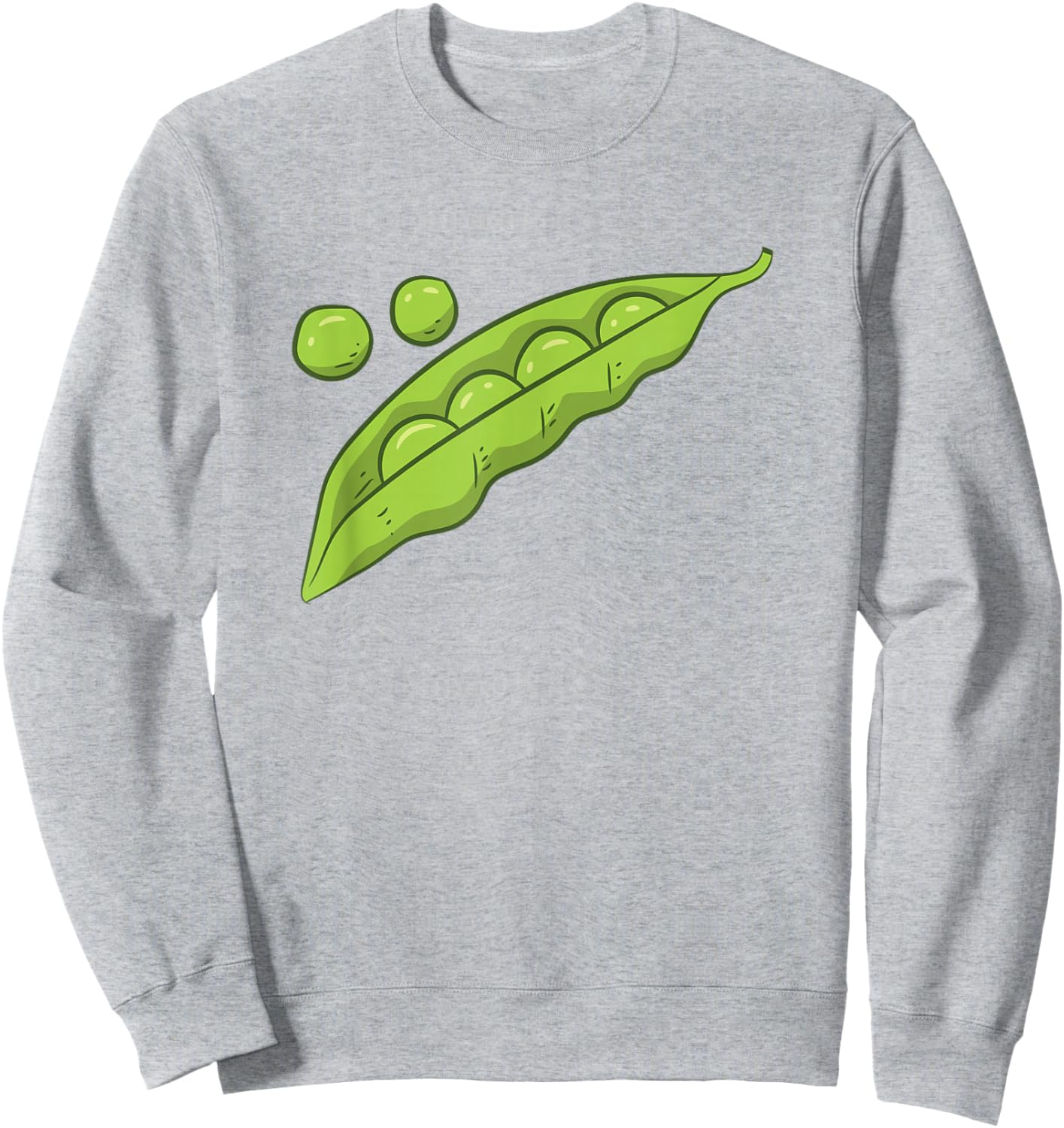 Funny Peas Vegetable Peas Costume Sweatshirt - Sweatshirt | Ash