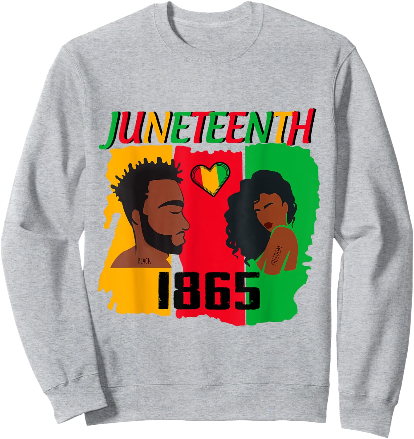 Juneteenth Couple Juneteenth Men Juneteenth Women Sweatshirt - Sweatshirt | Ash