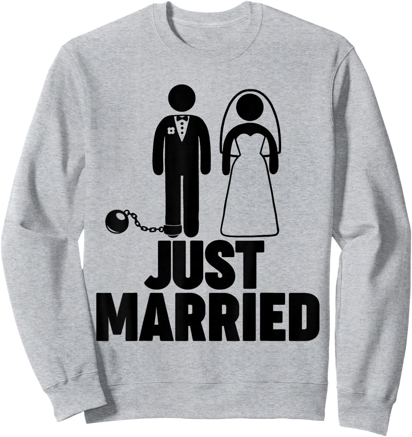 Just Married Sweatshirt - Sweatshirt | Ash