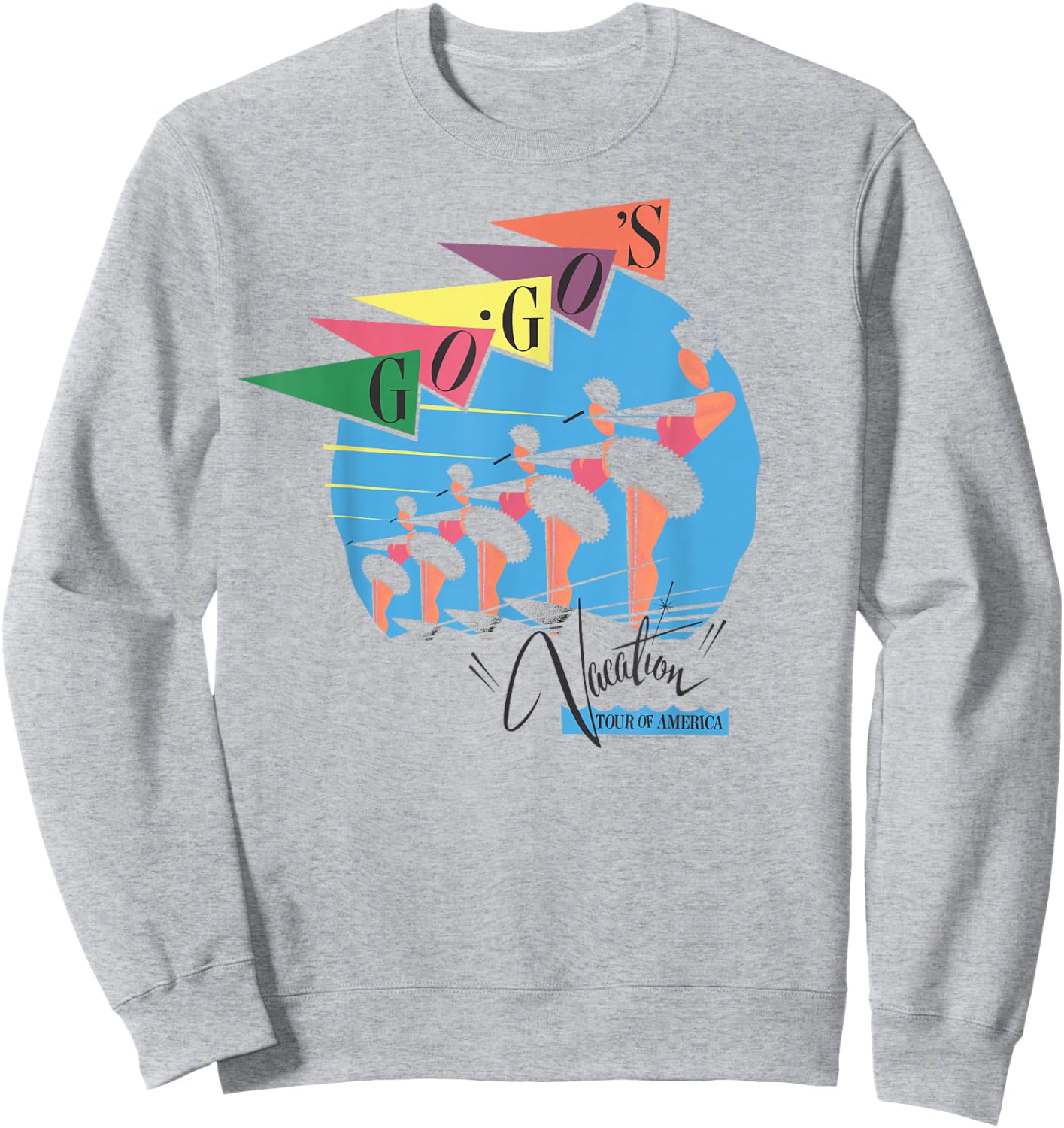 The Go-Go's - Vacation Retro Sweatshirt - Sweatshirt | Ash