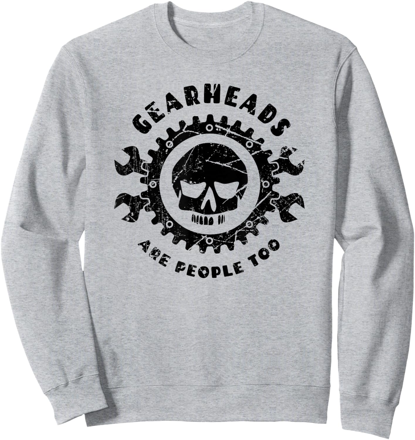 Gearheads Are People Too Classic Sweatshirt - Sweatshirt | Ash