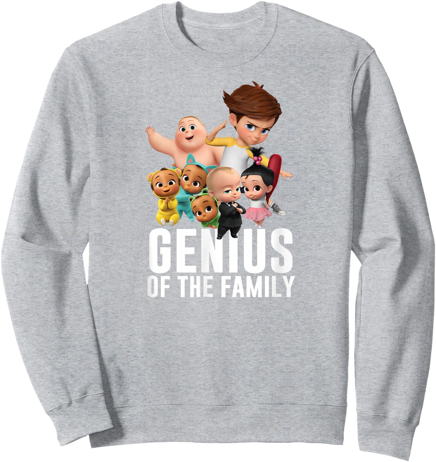 The Boss Baby Baby Group Sweatshirt - Sweatshirt | Ash