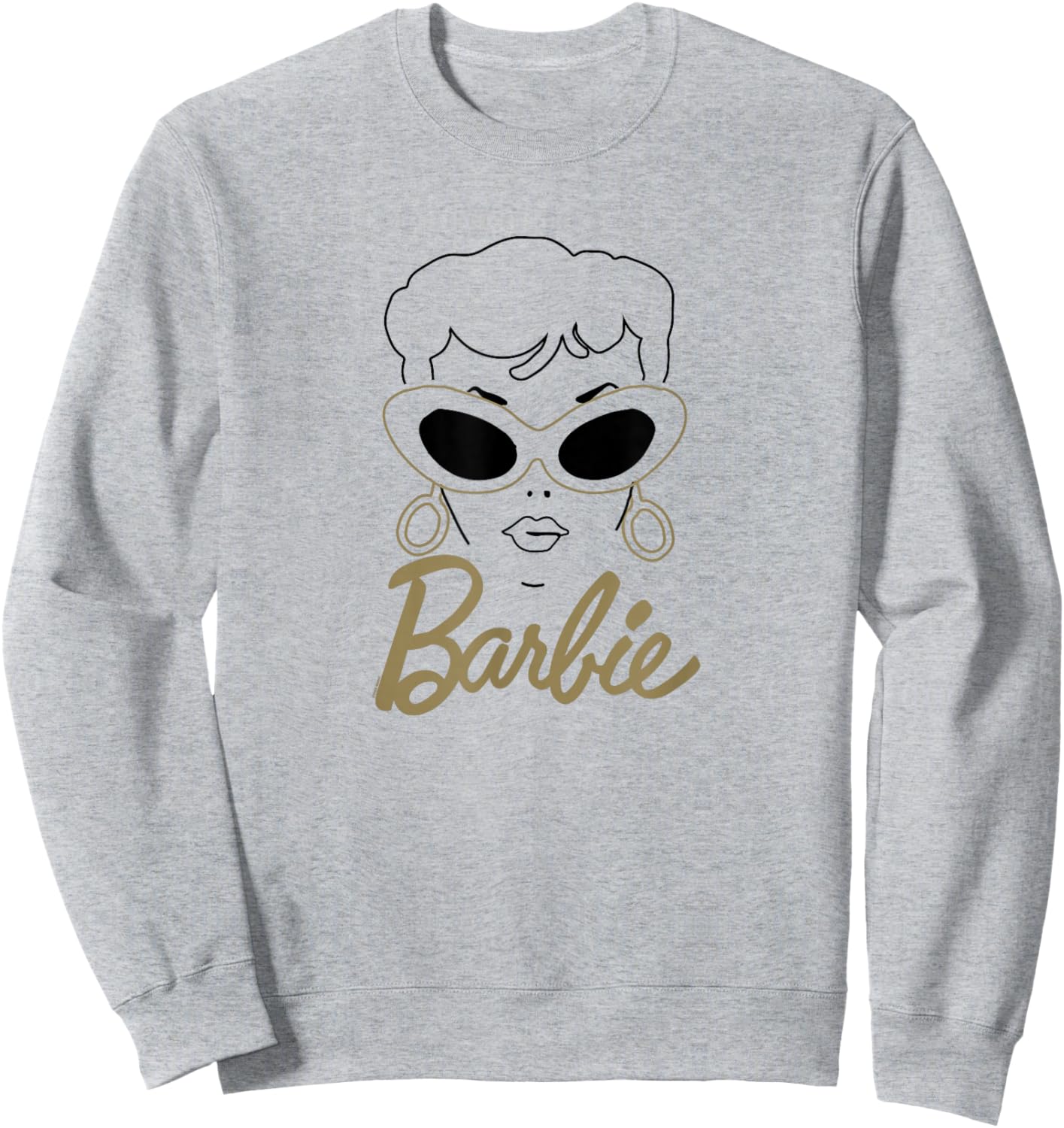 Barbie - Vintage Gold Glasses Sweatshirt - Sweatshirt | Ash