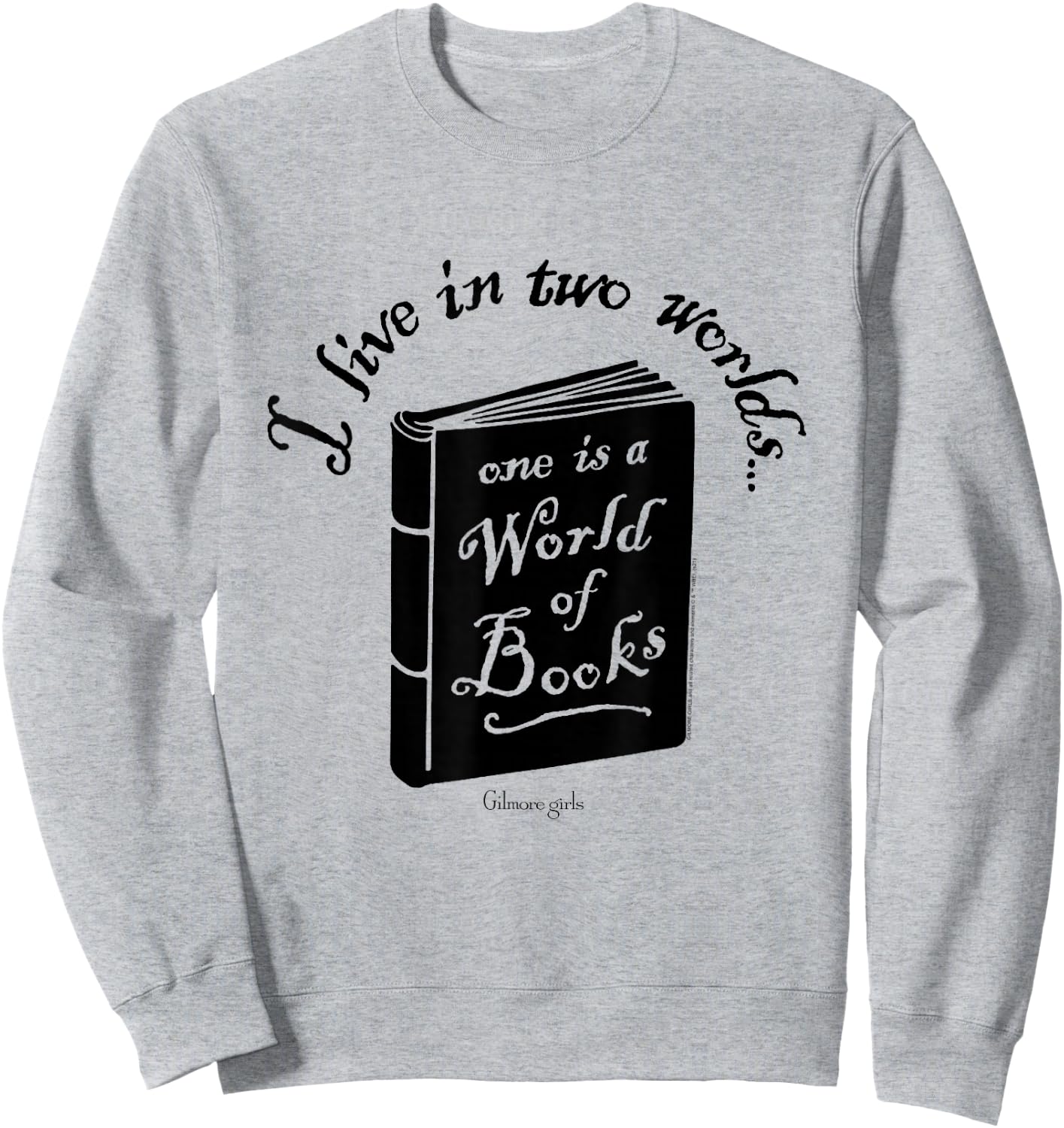 Gilmore Girls A World of Books Illustration TV Show Sweatshirt - Sweatshirt | Ash