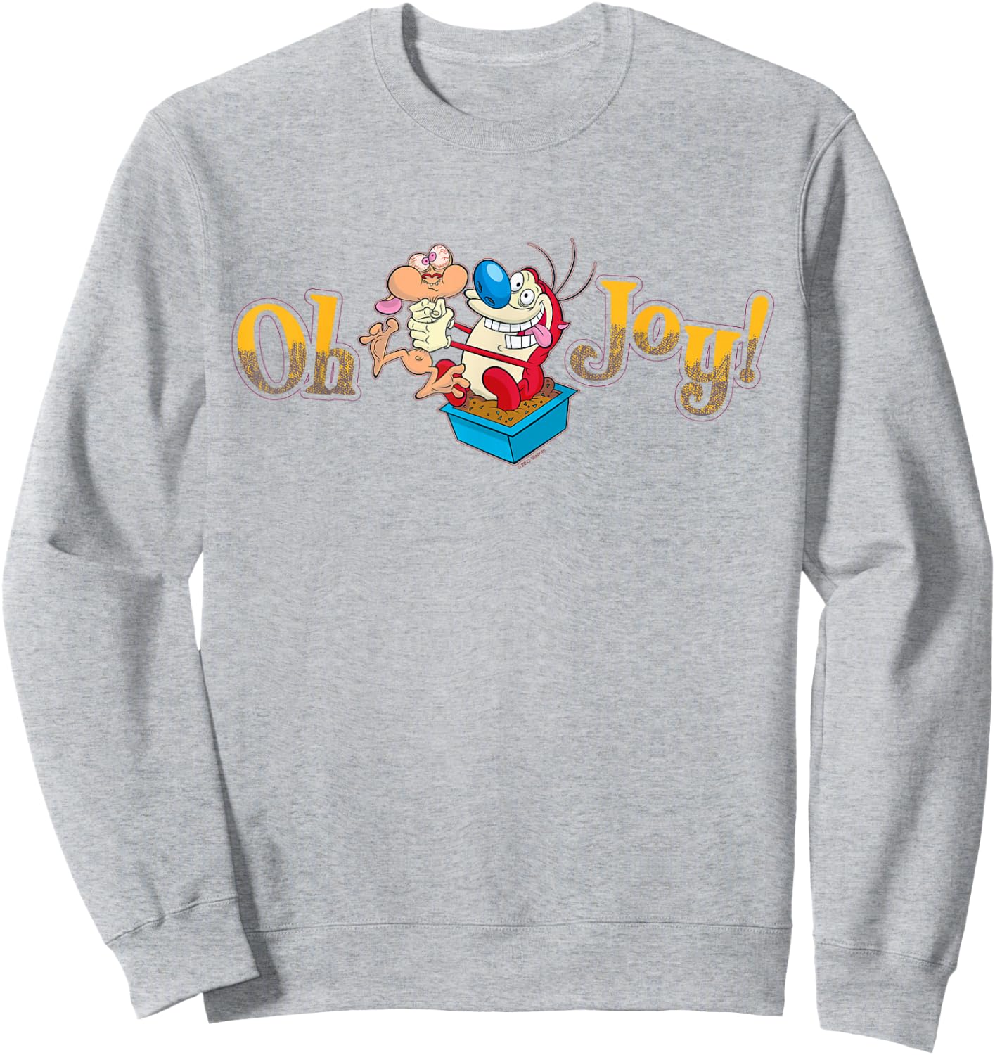 Ren & Stimpy Oh Joy Sweatshirt - Sweatshirt | Ash