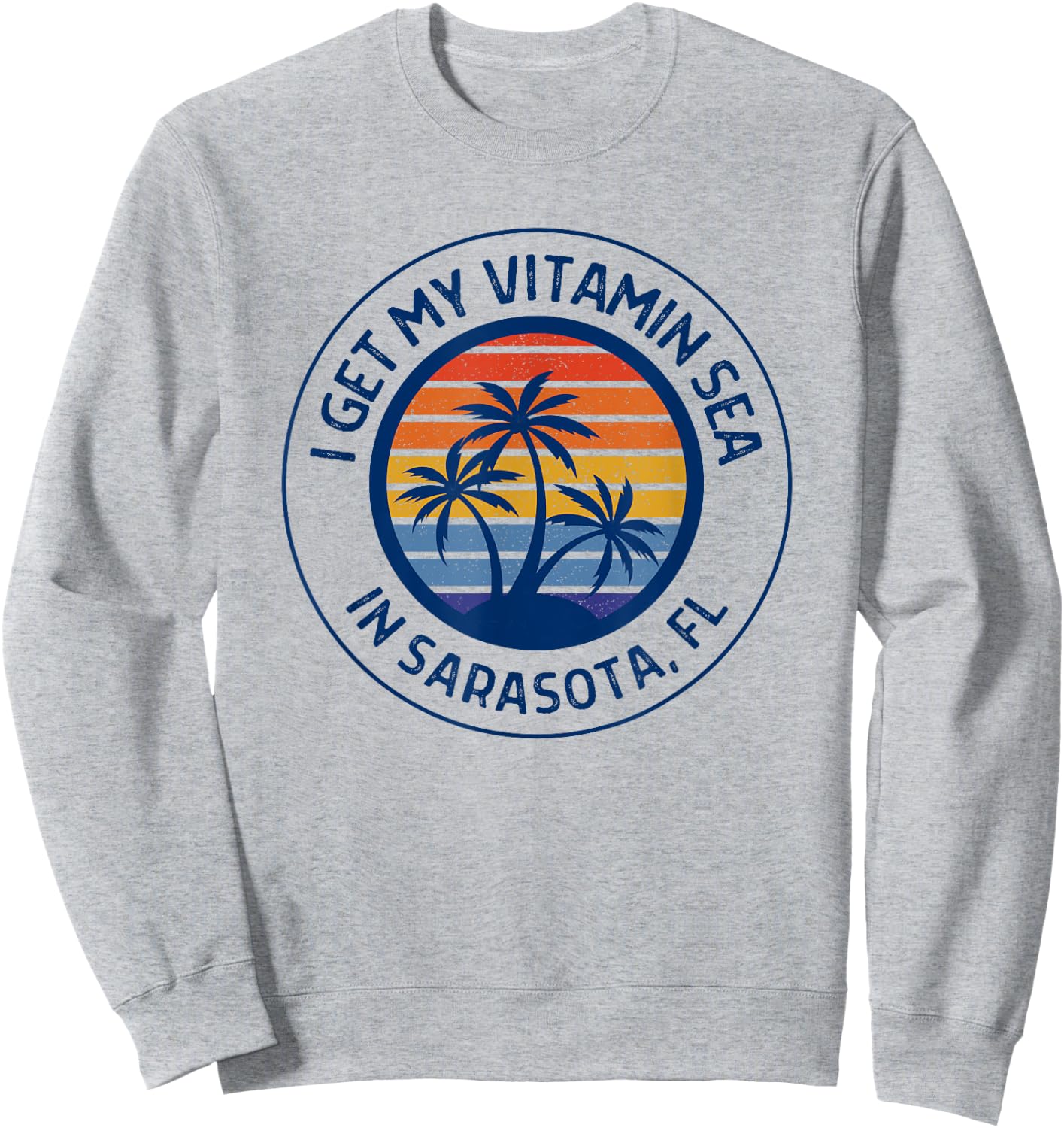 Sarasota Beach Sarasota FL Fun Sarasota Florida Men Women Kids Sweatshirt - Sweatshirt | Ash