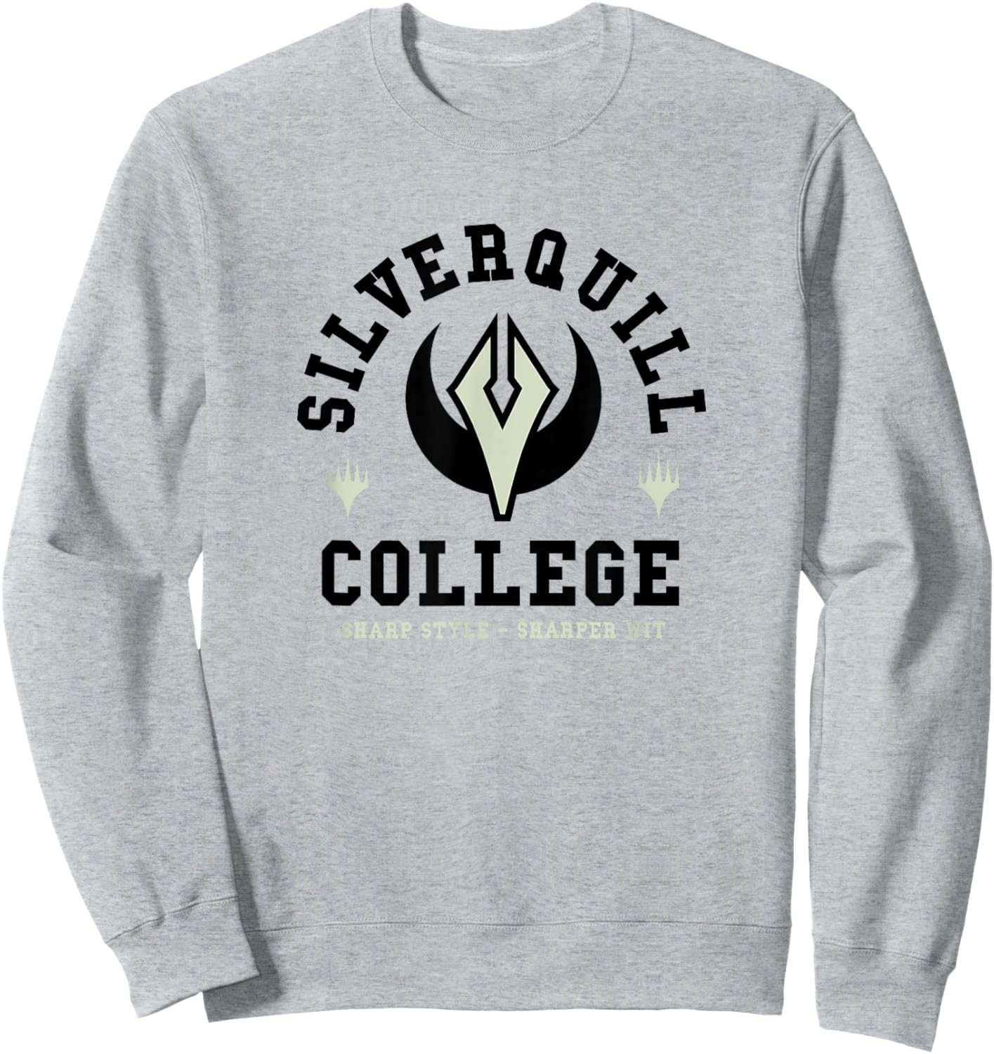 Magic: The Gathering Strixhaven Silverquill College Crest Sweatshirt - Sweatshirt | Ash