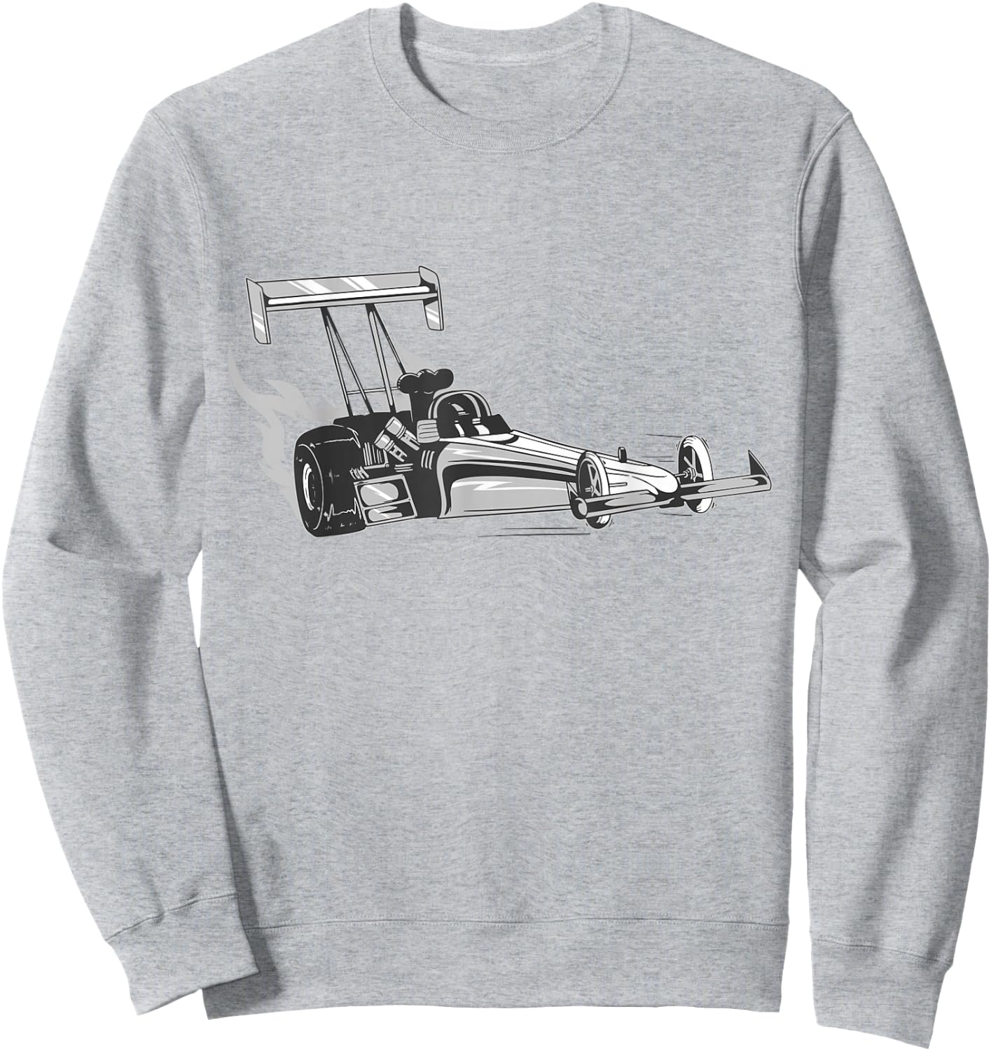 Dragster Sweatshirt - Sweatshirt | Ash