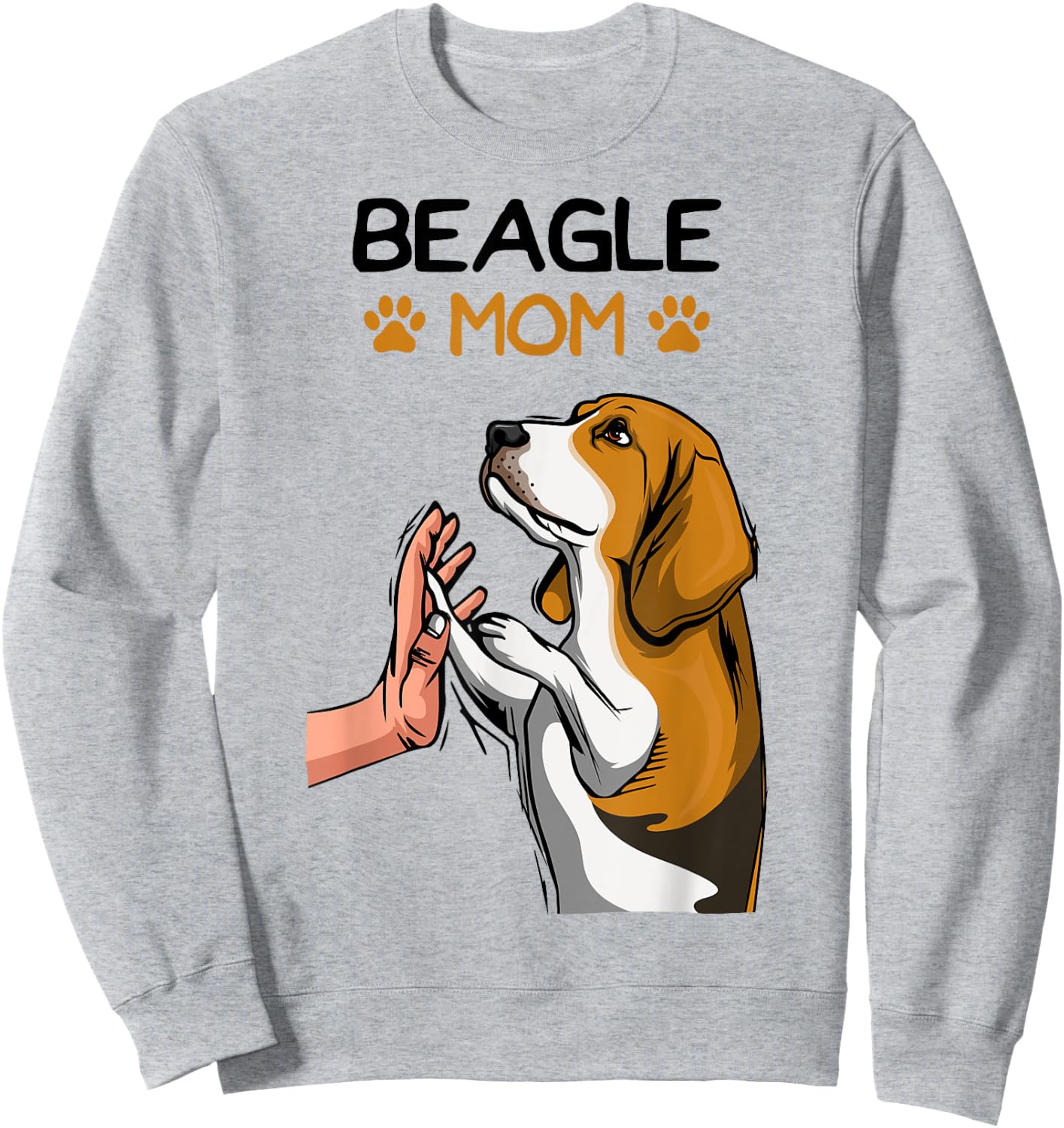 Beagle Mom Dog Mama Girl Mother´s Day Sweatshirt - Sweatshirt | Ash