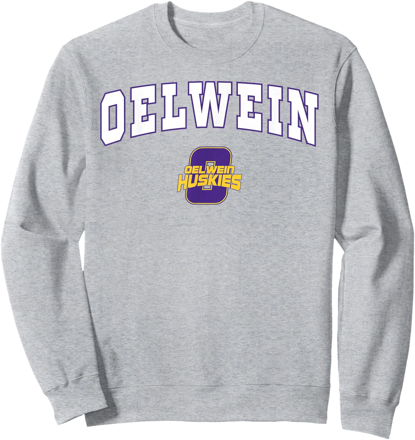 Oelwein High School Huskies Sweatshirt - Sweatshirt | Ash