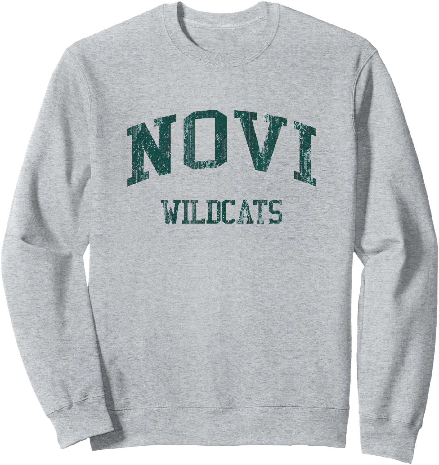 Novi High School HS Novi MI Vintage Sports Sweatshirt - Sweatshirt | Ash