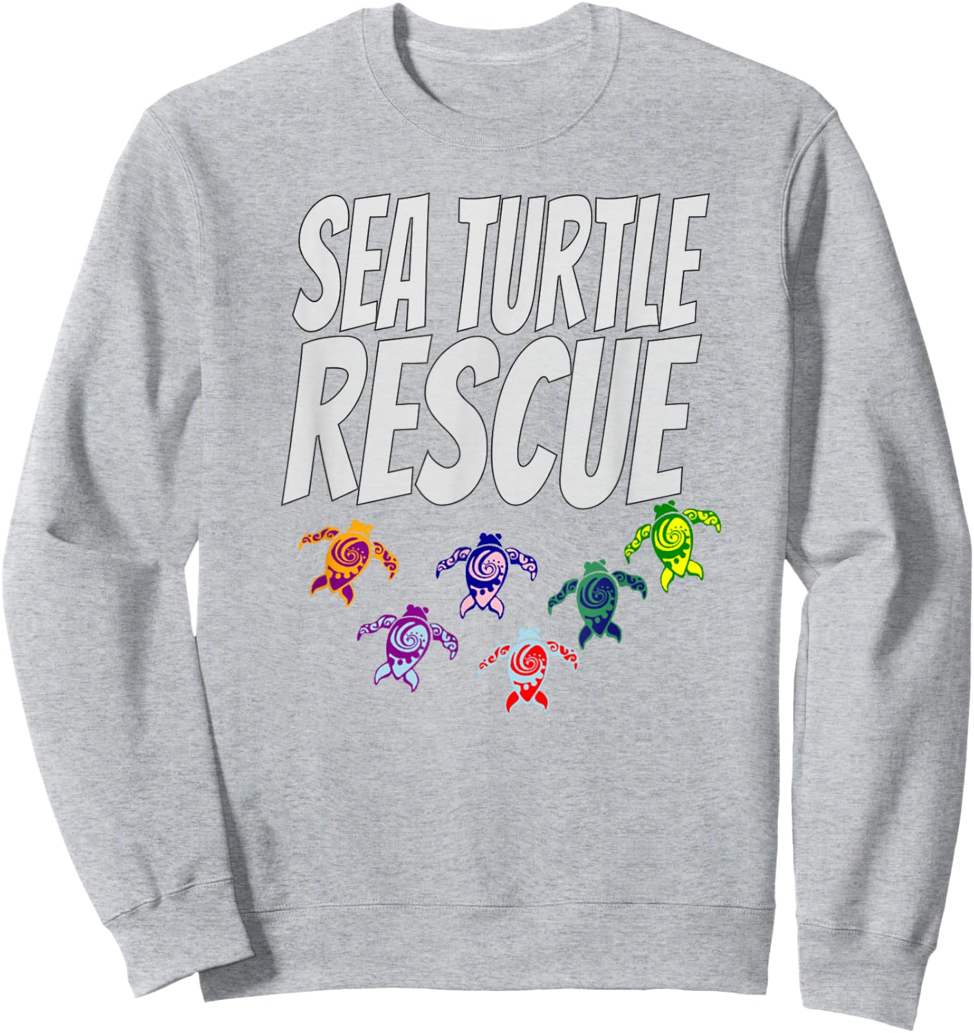 Baby Loggerhead Sea Turtle Shirt Conservation Awareness Gift Sweatshirt - Sweatshirt | Ash