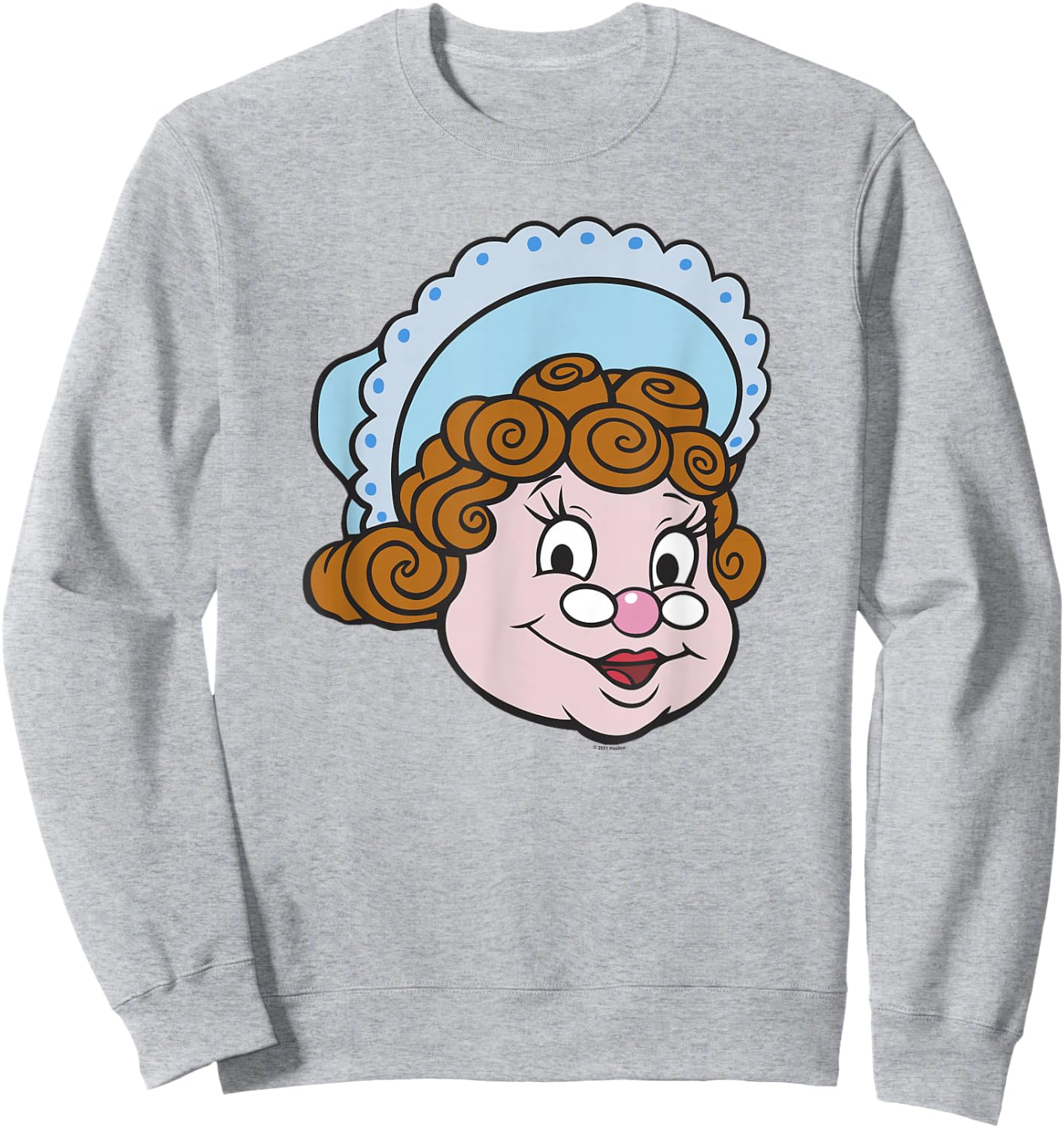 Candy Land Halloween Gramma Nutt Big Face Sweatshirt - Sweatshirt | Ash