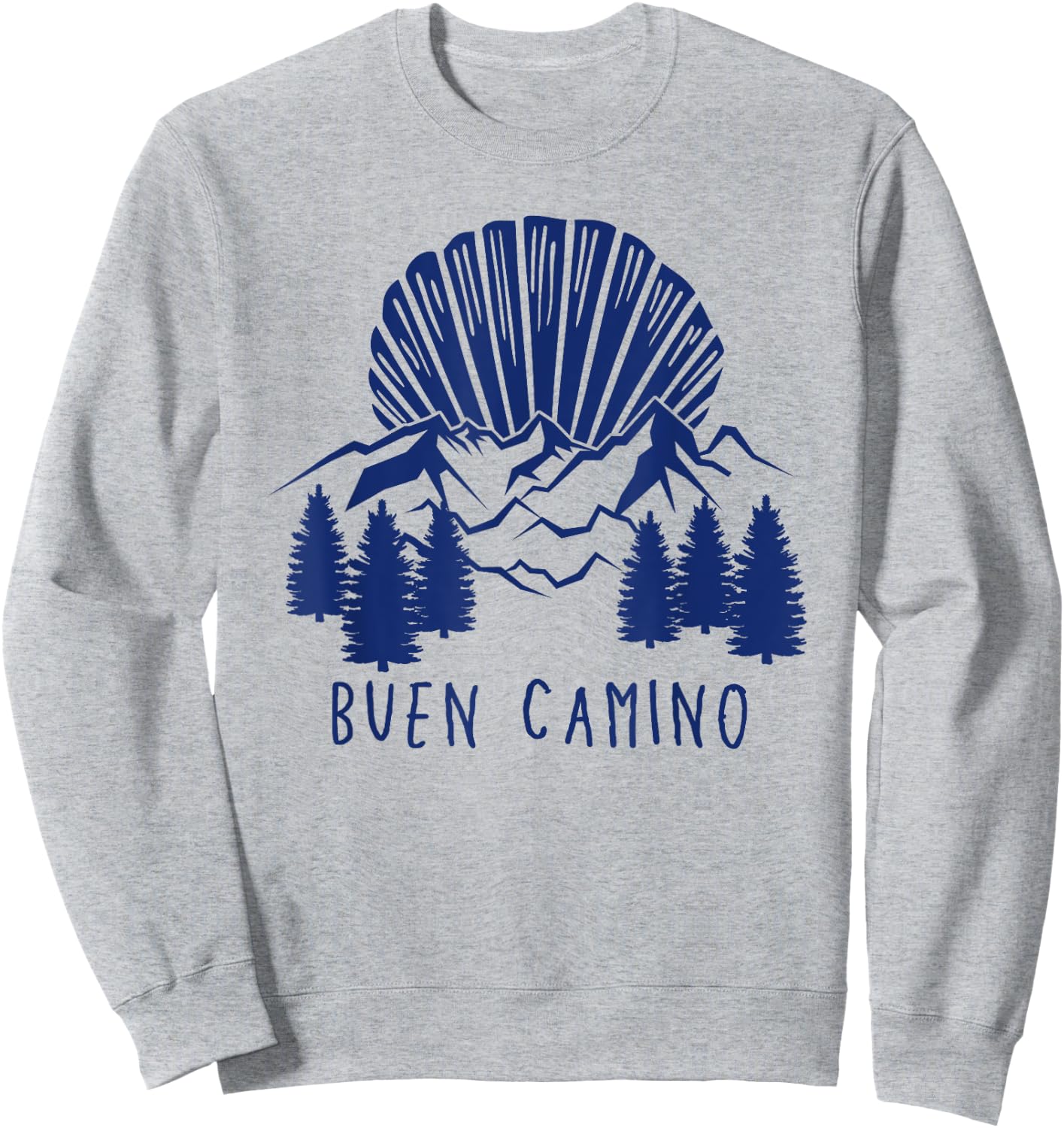 Buen Camino de Santiago de Compostela Sweatshirt - Sweatshirt | Ash