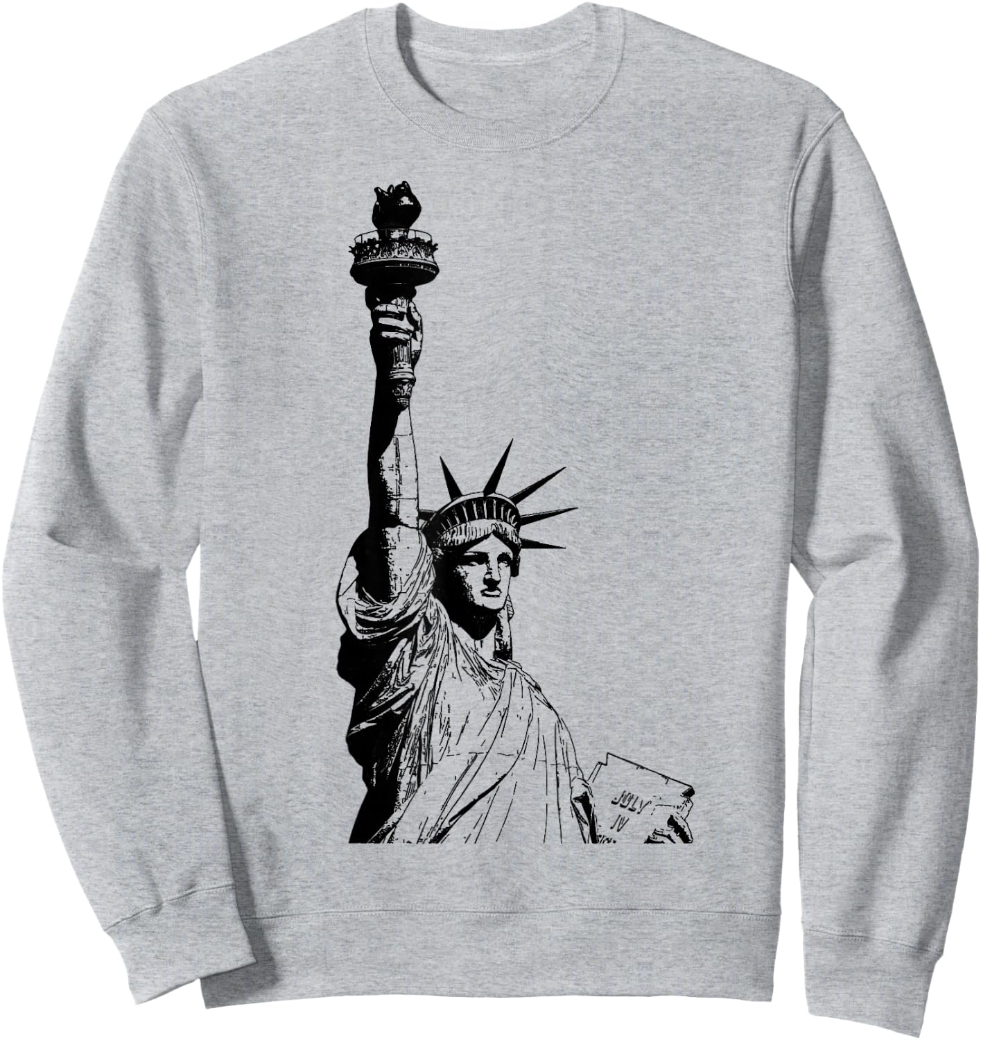 Statue Of Liberty Sweatshirt - Sweatshirt | Ash