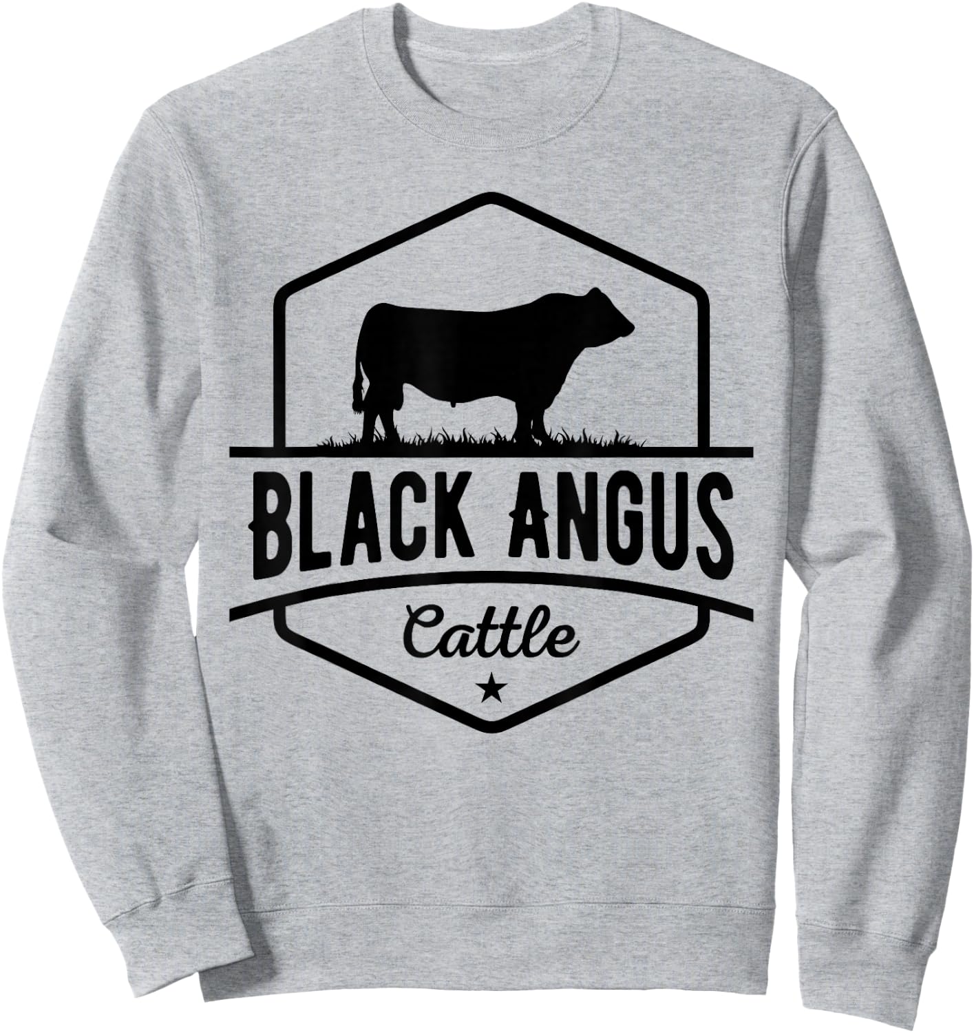 Cow Farmer - Black Angus Cattle Sweatshirt - Sweatshirt | Ash