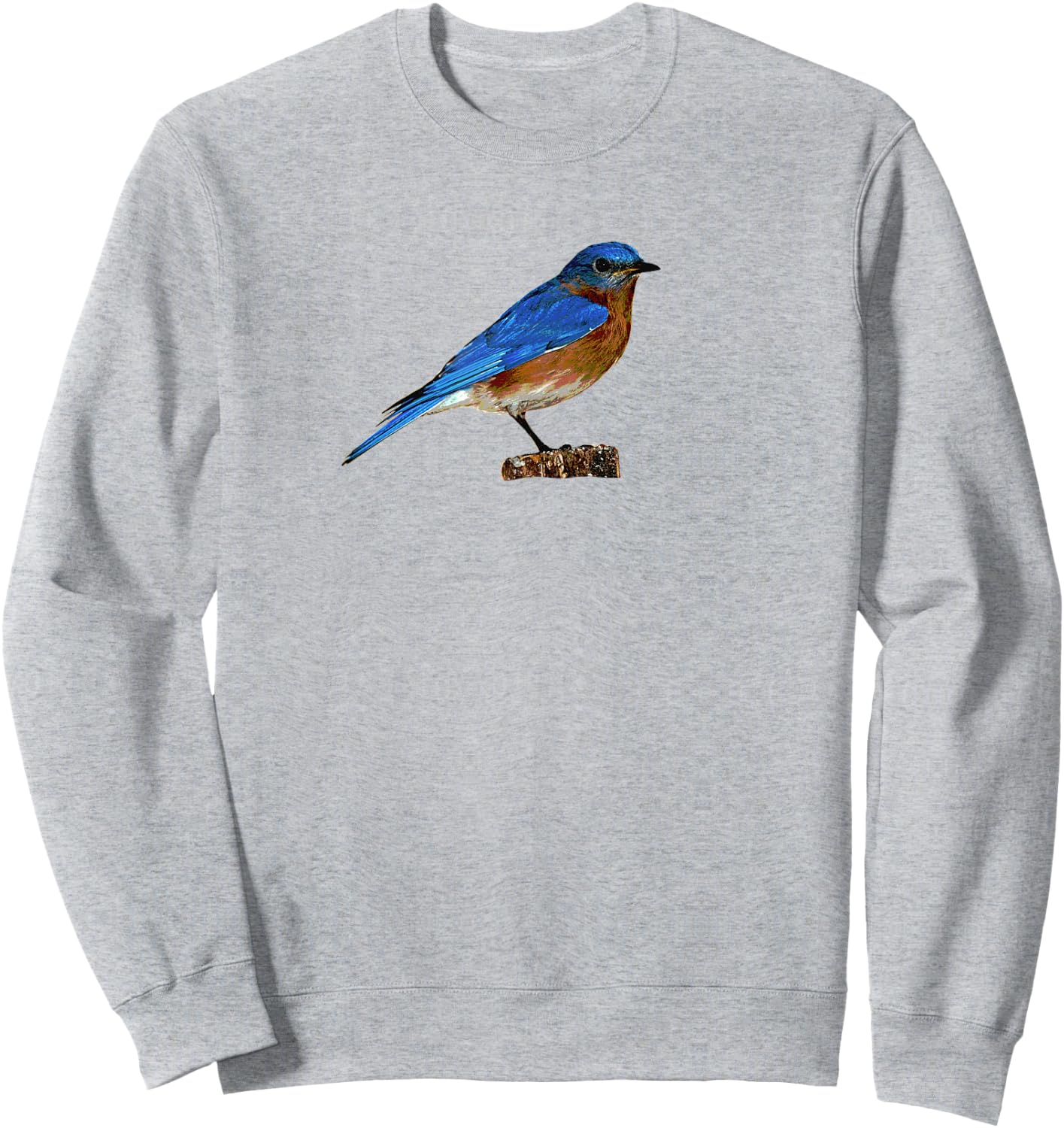 Eastern Bluebird Shirt, Birder Shirt, Ornithologist Sweatshirt - Sweatshirt | Ash