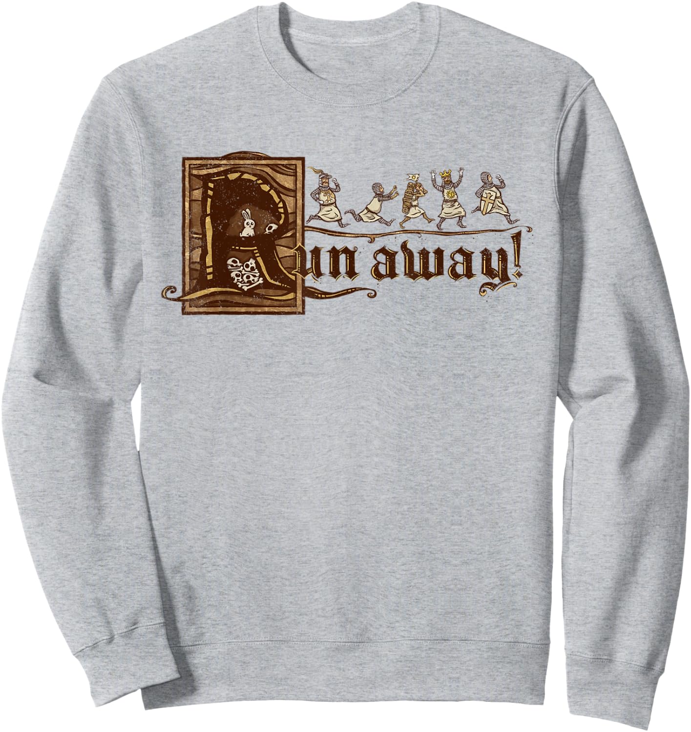 Run Away! Sweatshirt - Sweatshirt | Ash