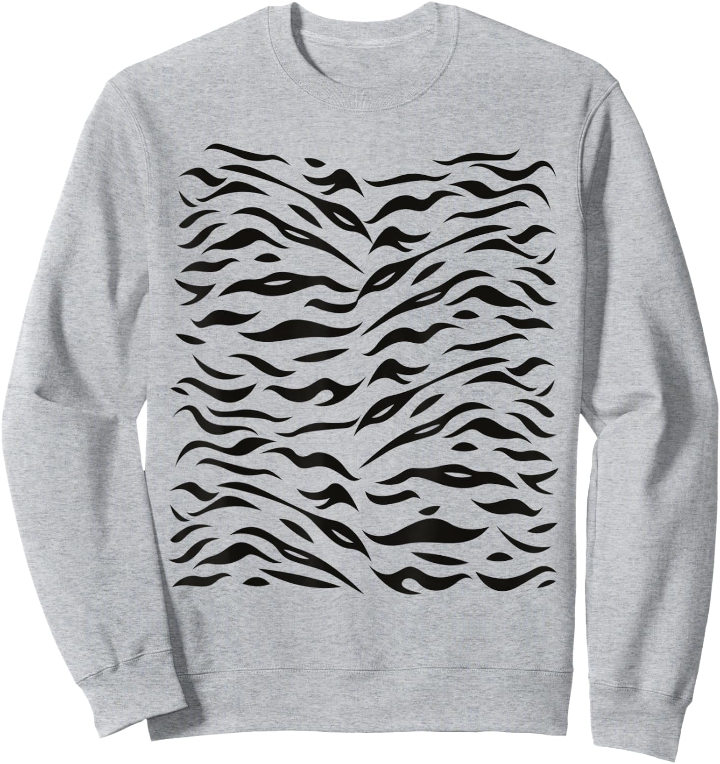 Orange Tiger Stripes Costume Sweatshirt - Sweatshirt | Ash