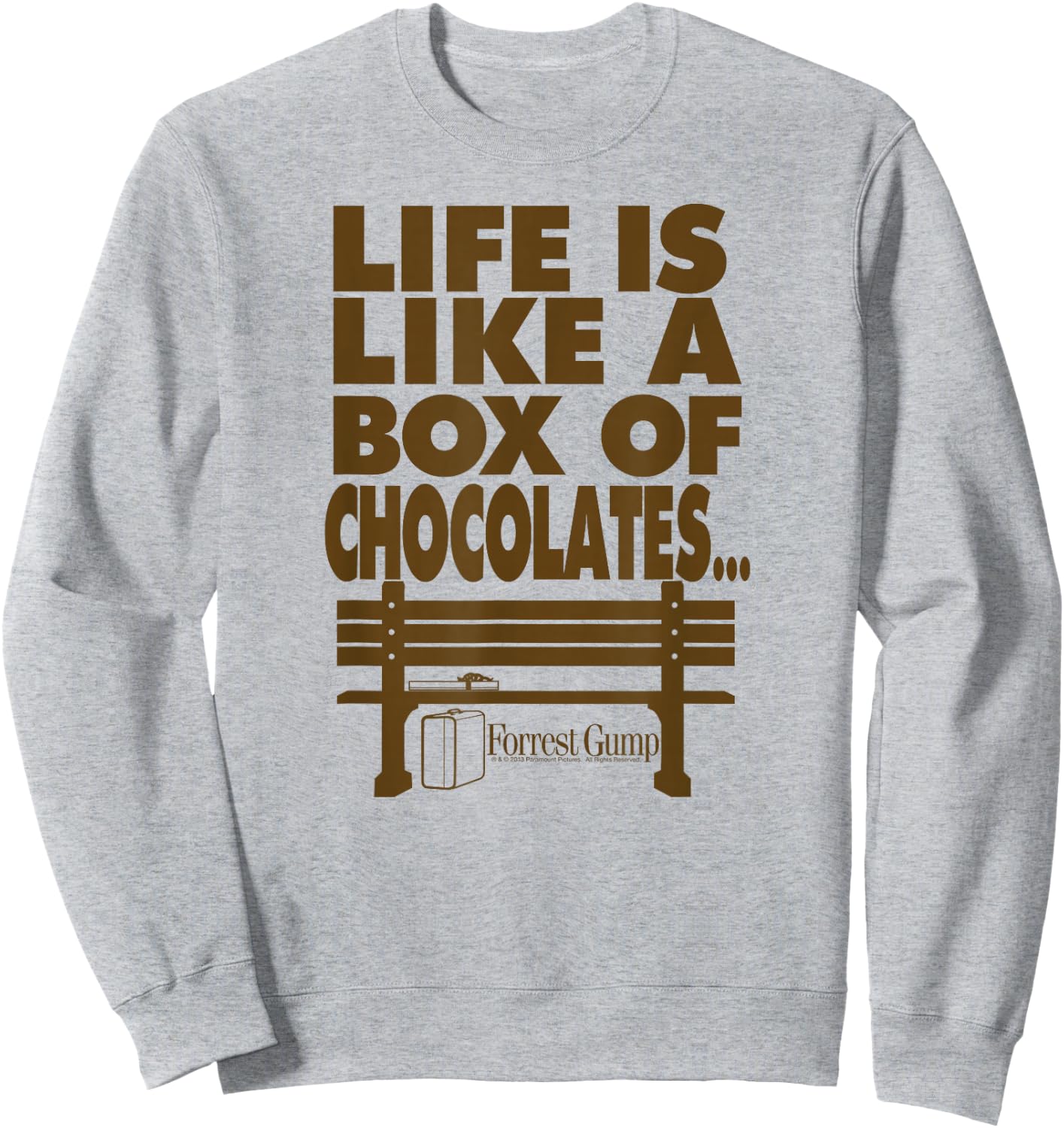 Forrest Gump Box of Chocolates Sweatshirt - Sweatshirt | Ash