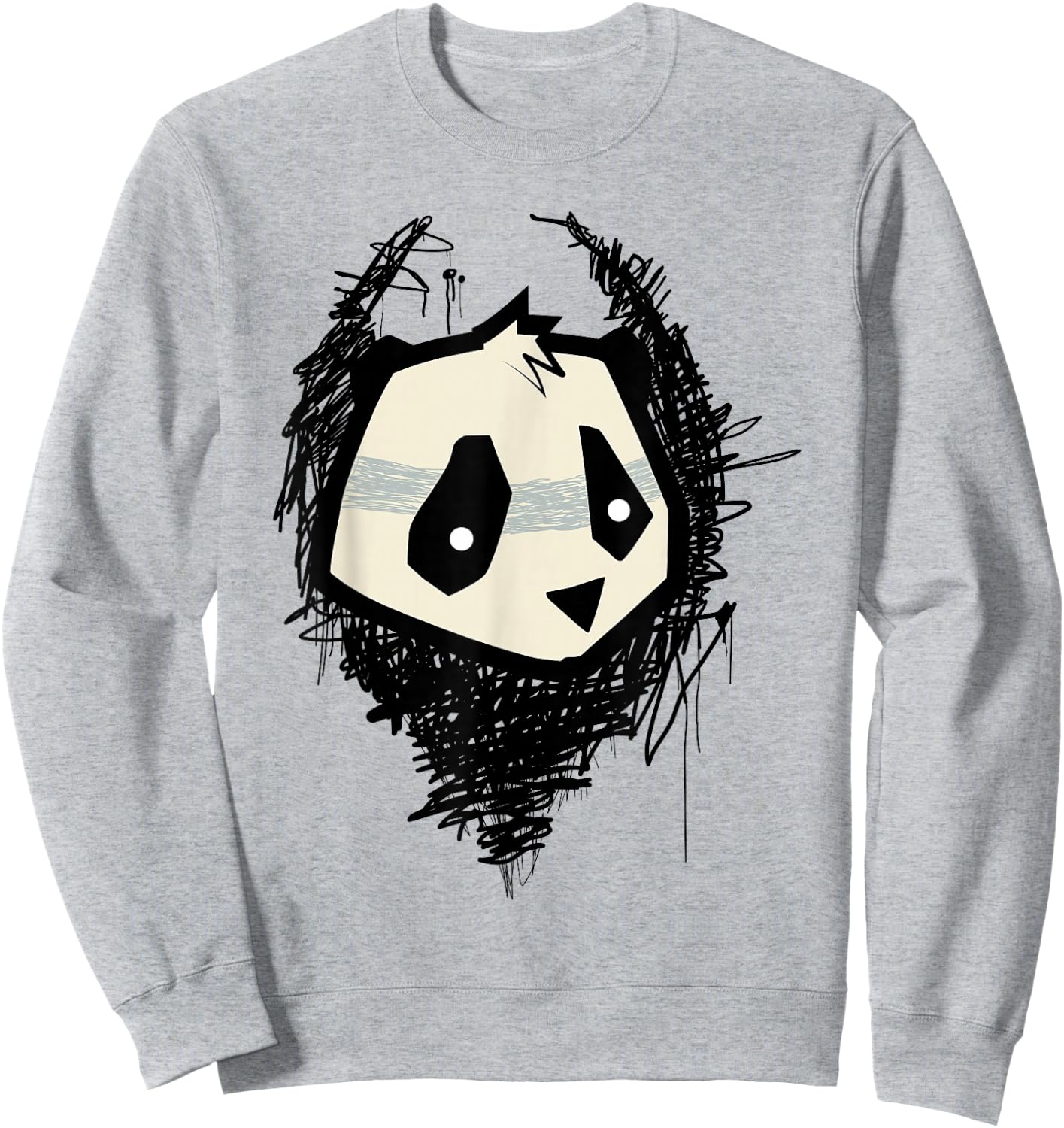 Graffiti panda artwork Sweatshirt - Sweatshirt | Ash