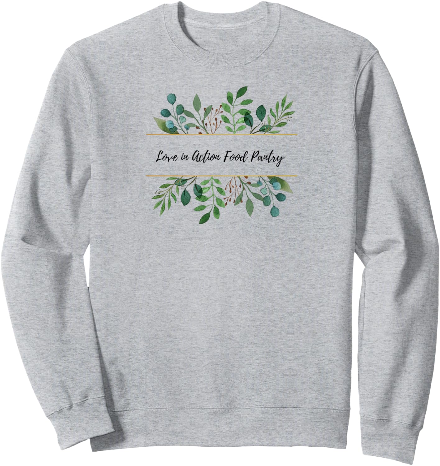 Love In Action Food Pantry Sweatshirt - Sweatshirt | Ash