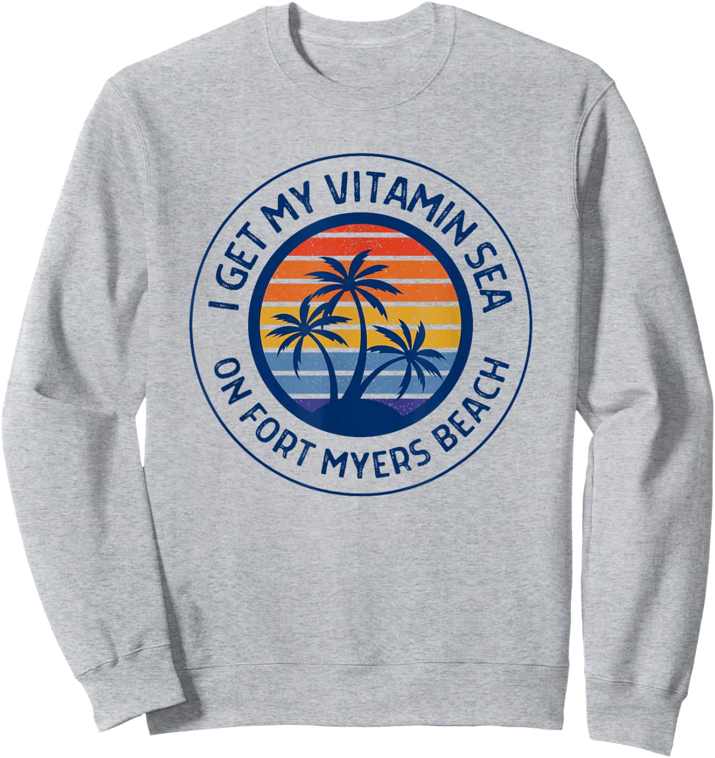 Fort Myers Beach Vacation Fort Myers Florida Fort Myers FL Men Women Kids Sweatshirt - Sweatshirt | Ash