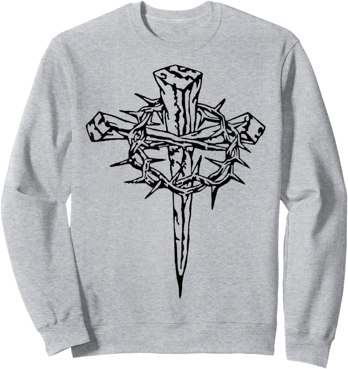 1 Cross 3 Nails 4 Given Easter Christian Forgiven Sweatshirt - Sweatshirt | Ash