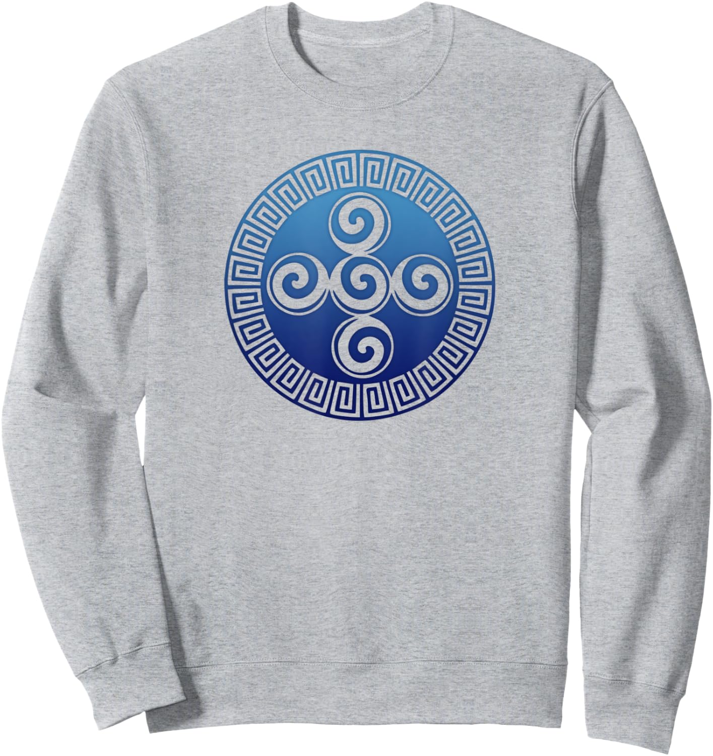 Aztec symbol creation, spiral, universe, god, indians Sweatshirt - Sweatshirt | Ash