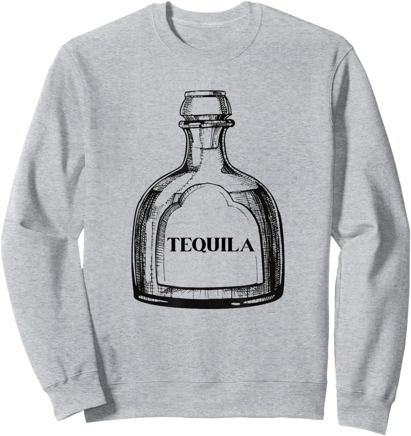 Tequila Bottle Halloween Costume Matching Couples Women Sweatshirt - Sweatshirt | Ash