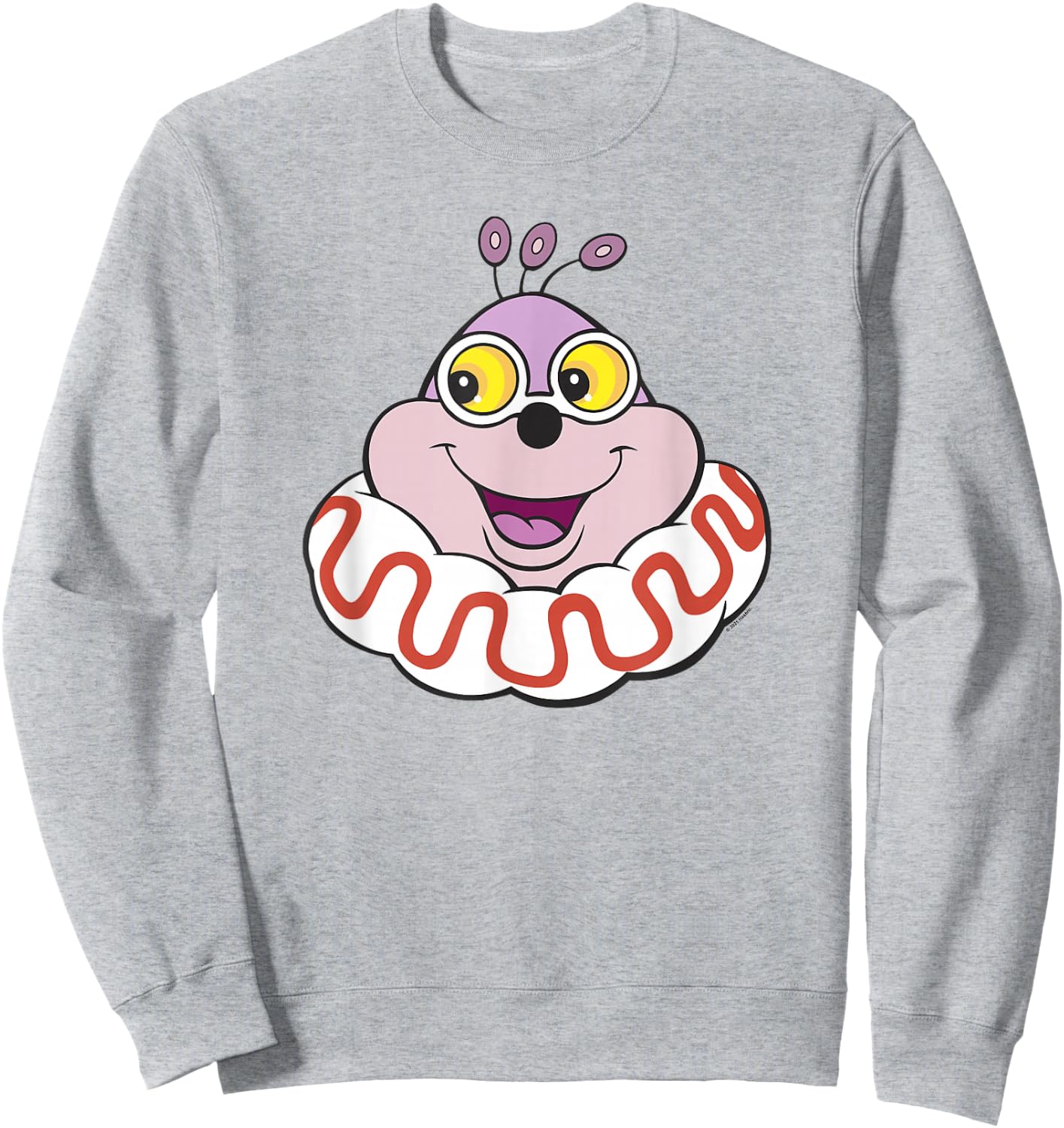 Candy Land Halloween Jolly Big Face Sweatshirt - Sweatshirt | Ash