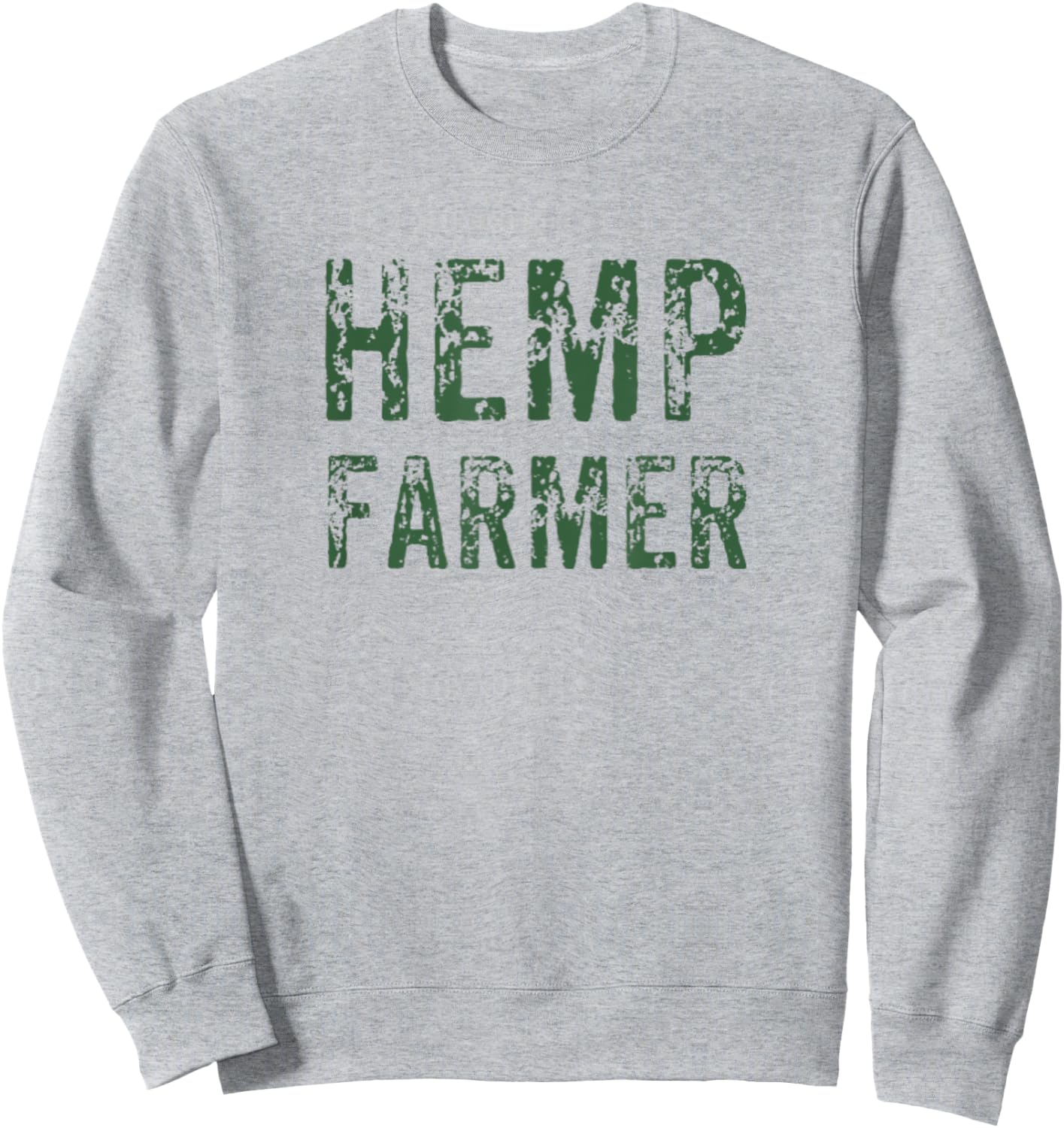 Hemp Farmer Farm Organic Oil Herbal Vegans Medicine Sweatshirt - Sweatshirt | Ash