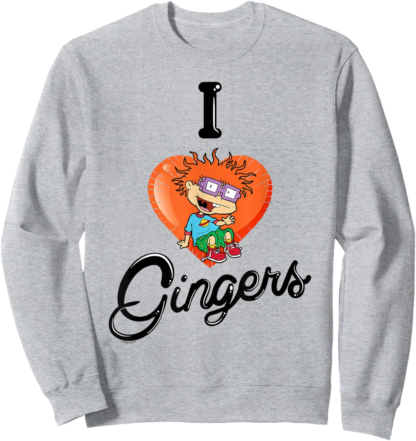 Rugrats Chucky I Love Gingers Sweatshirt - Sweatshirt | Ash