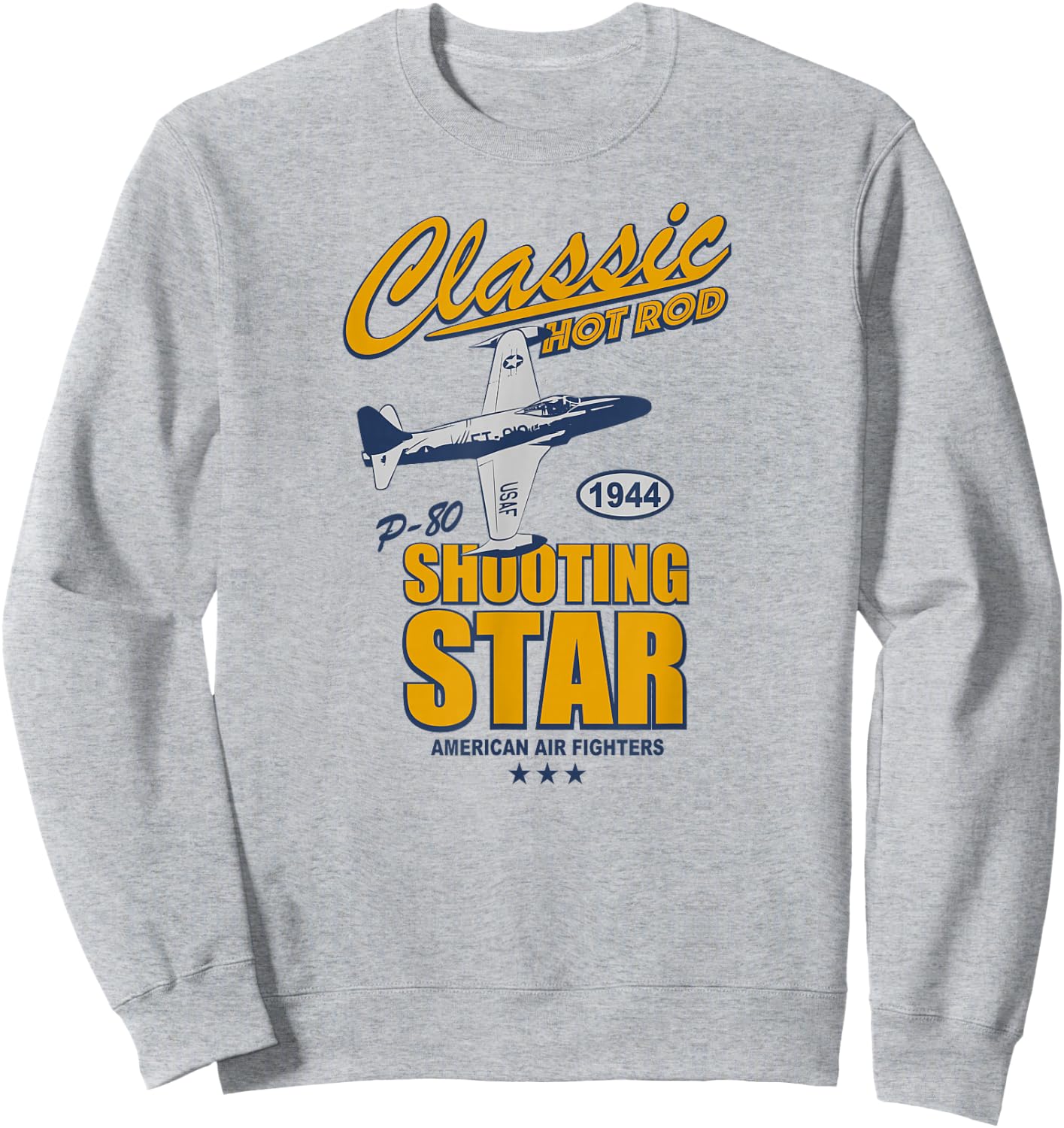 P-80 Shooting Star Sweatshirt - Sweatshirt | Ash