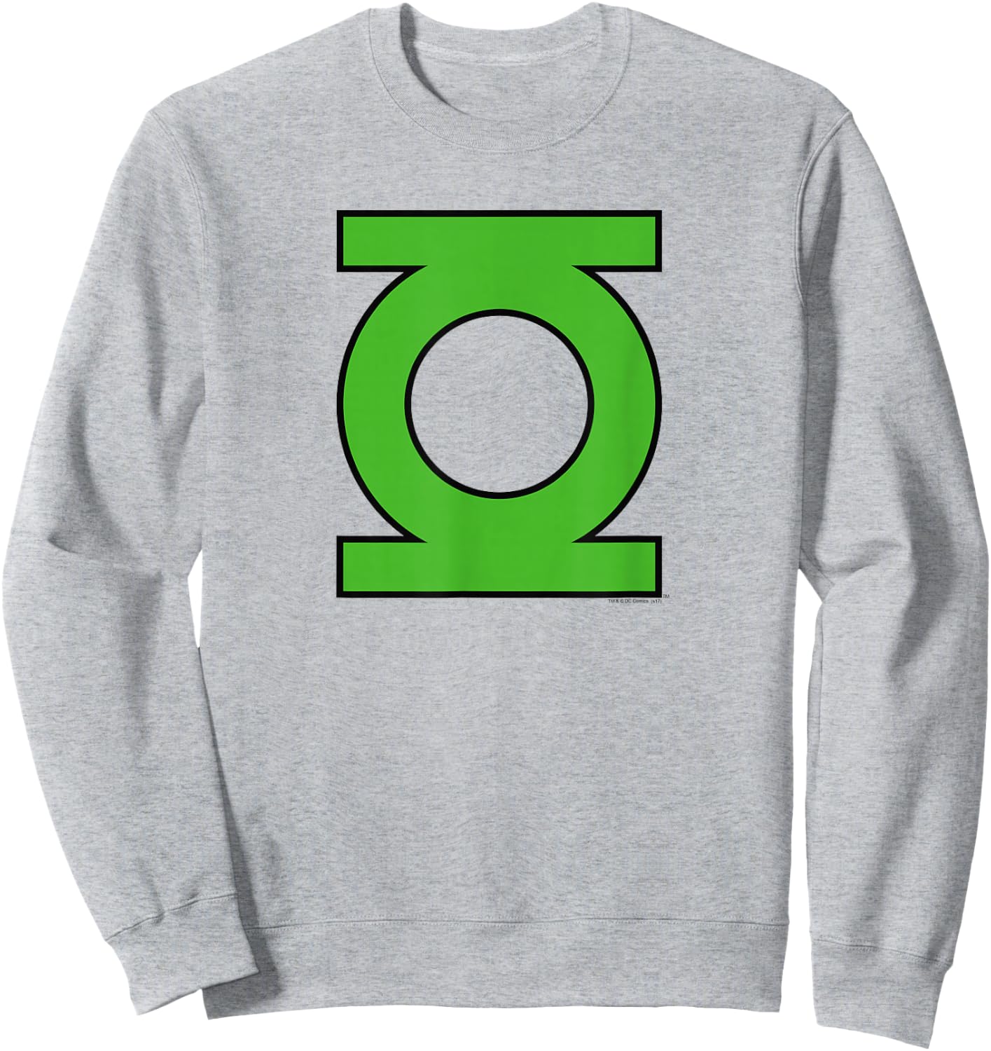 Green Lantern Emblem T Shirt Sweatshirt - Sweatshirt | Ash