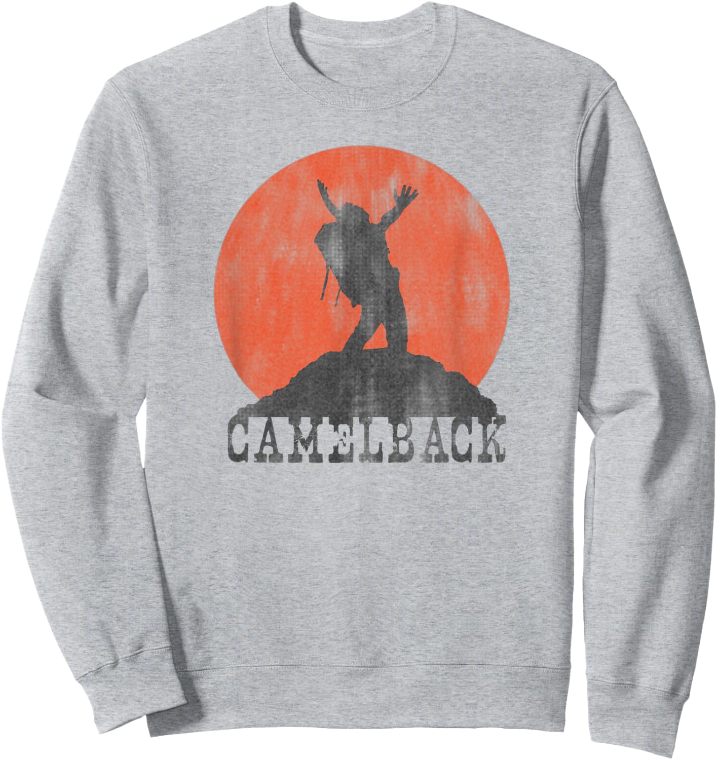 CAMELBACK MOUNTAIN Classic Distressed Hiker Sweatshirt - Sweatshirt | Ash