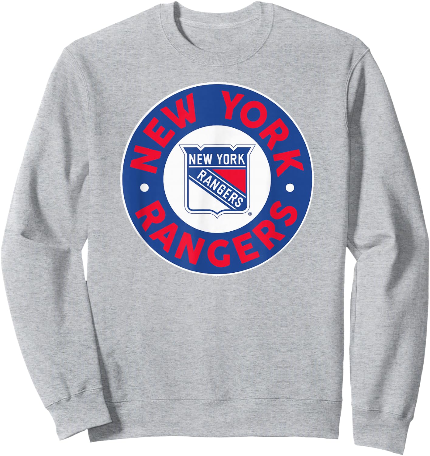 New York Rangers Symbol Gray Officially Licensed Sweatshirt - Sweatshirt | Ash