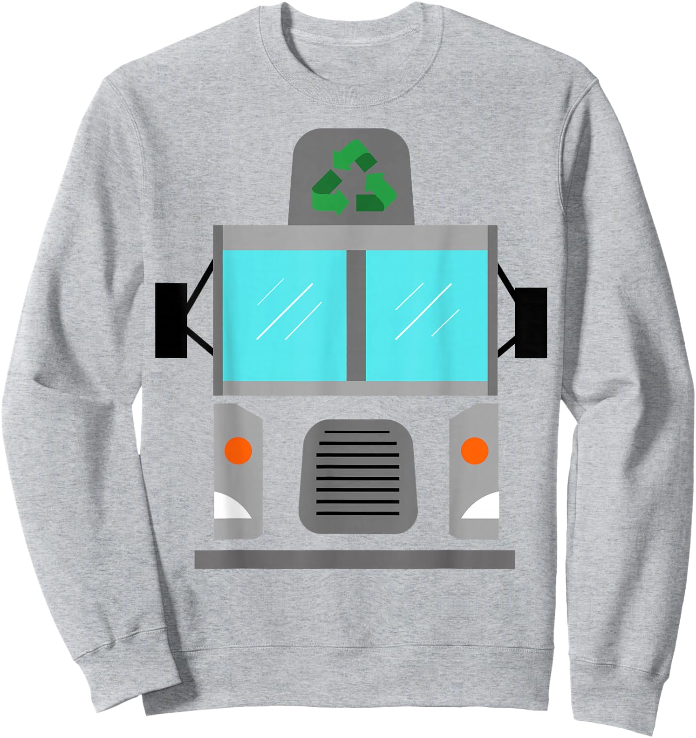 Trash Truck Halloween Birthday Costume Pajama Kids Toddler Sweatshirt - Sweatshirt | Ash