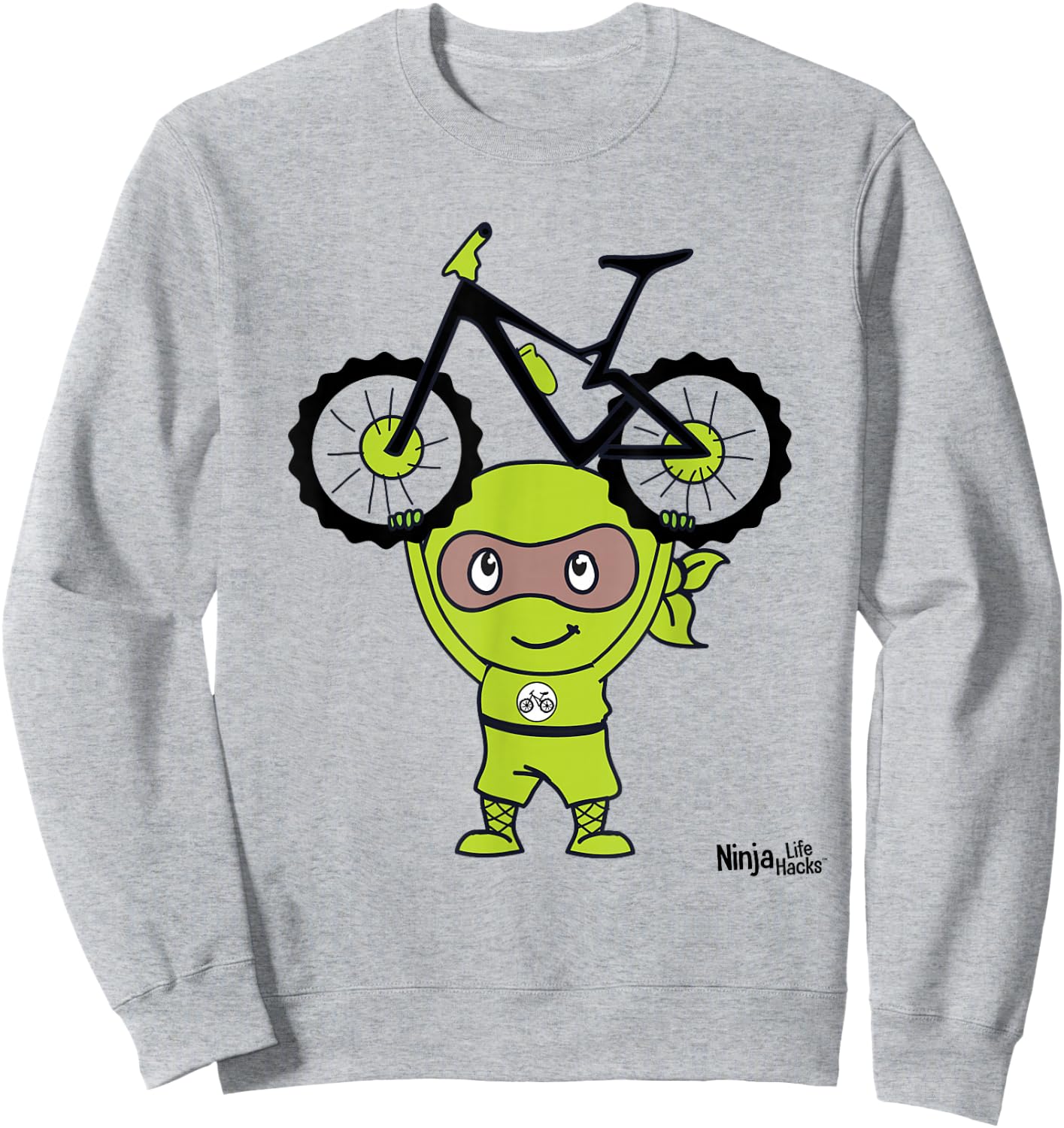 Gritty Ninja Sweatshirt - Sweatshirt | Ash