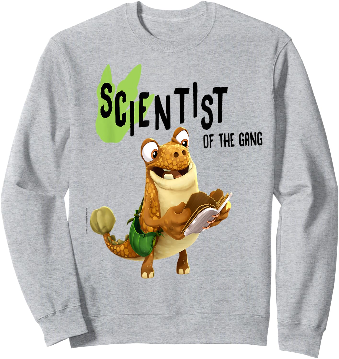 Gigantosaurus Mazu the Dinosaur "Scientist" Sweatshirt - Sweatshirt | Ash