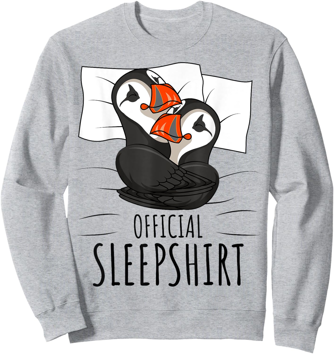 Puffin Official Sleepshirt Sweatshirt - Sweatshirt | Ash