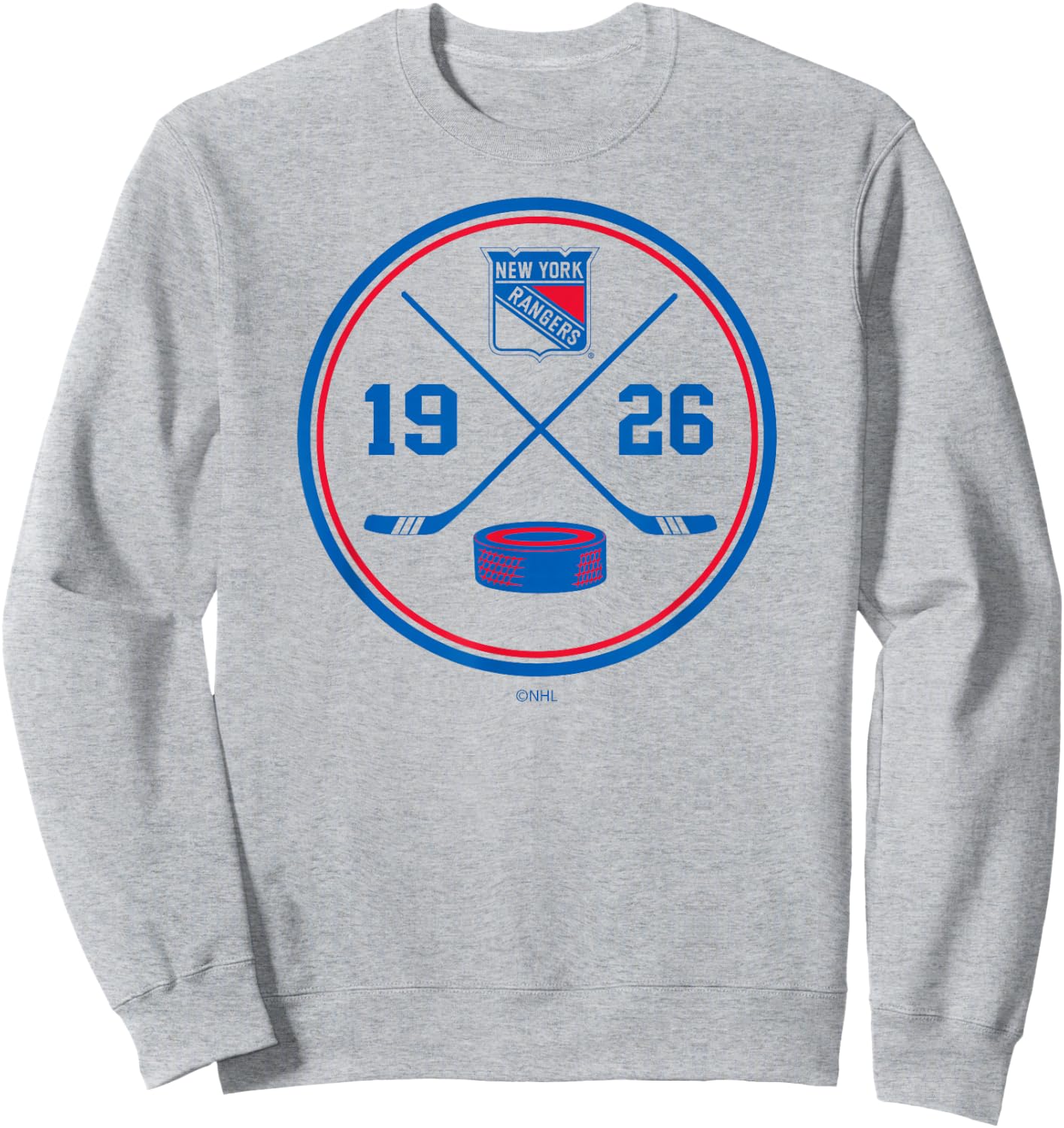 New York Rangers Prize White Officially Licensed Sweatshirt - Sweatshirt | Ash